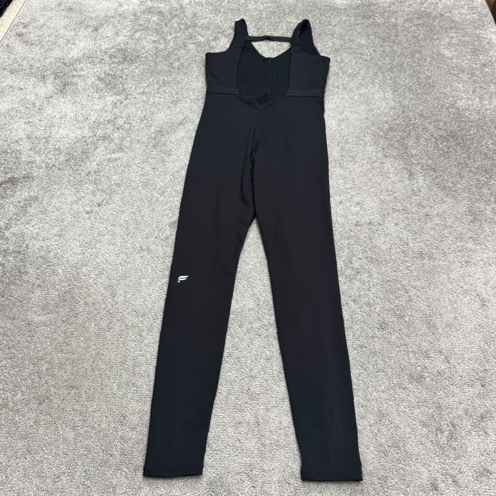 Fabletics Fabletics Jumpsuit Womens Small Black Backless Motion 365 Active Yoga One Piece Size 28" / US 6 / IT 42 - 2 Thumbnail