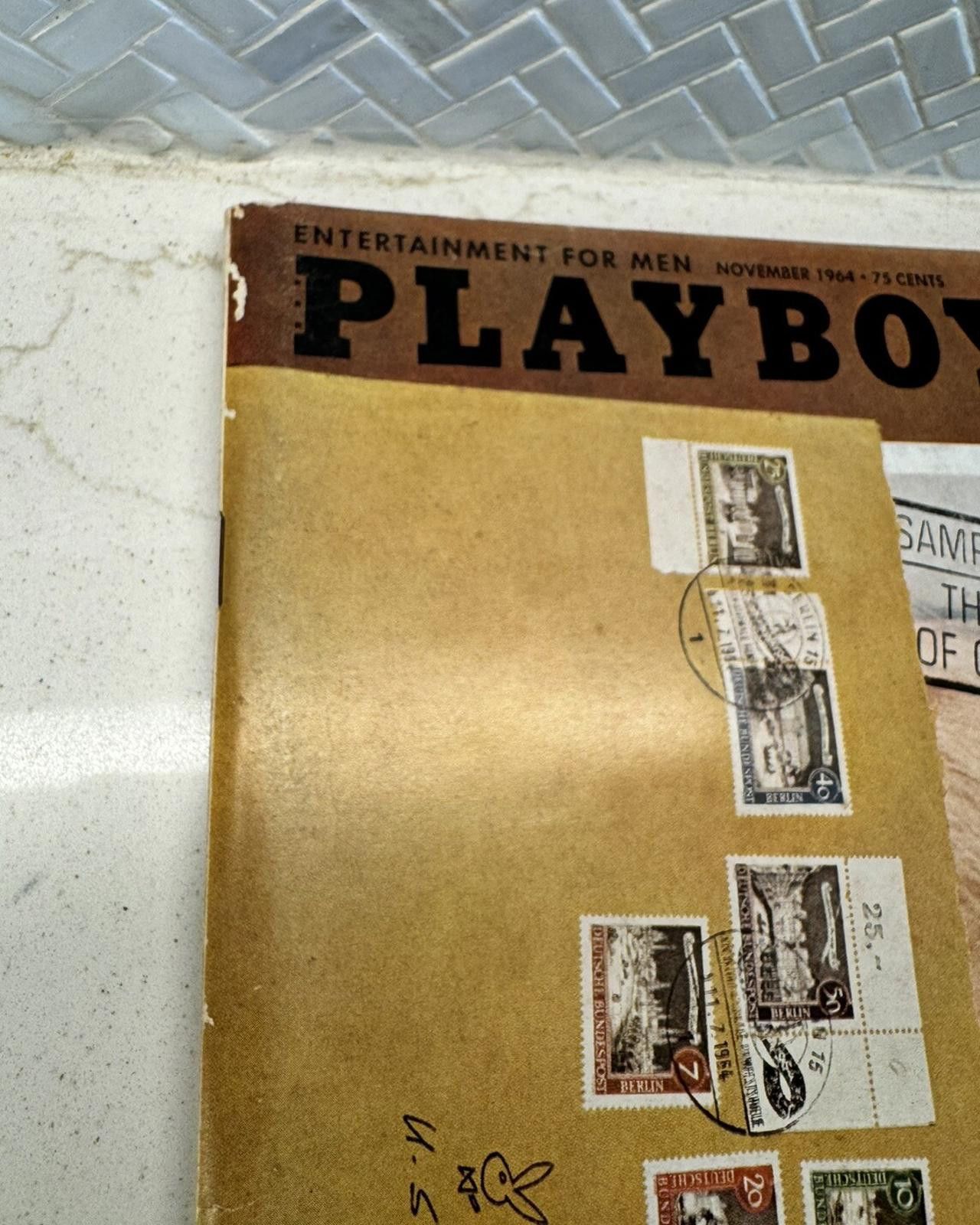 Designer VTG Playboy Magazine November 1964 Kai Brendlinger Size ONE SIZE - 3 Thumbnail