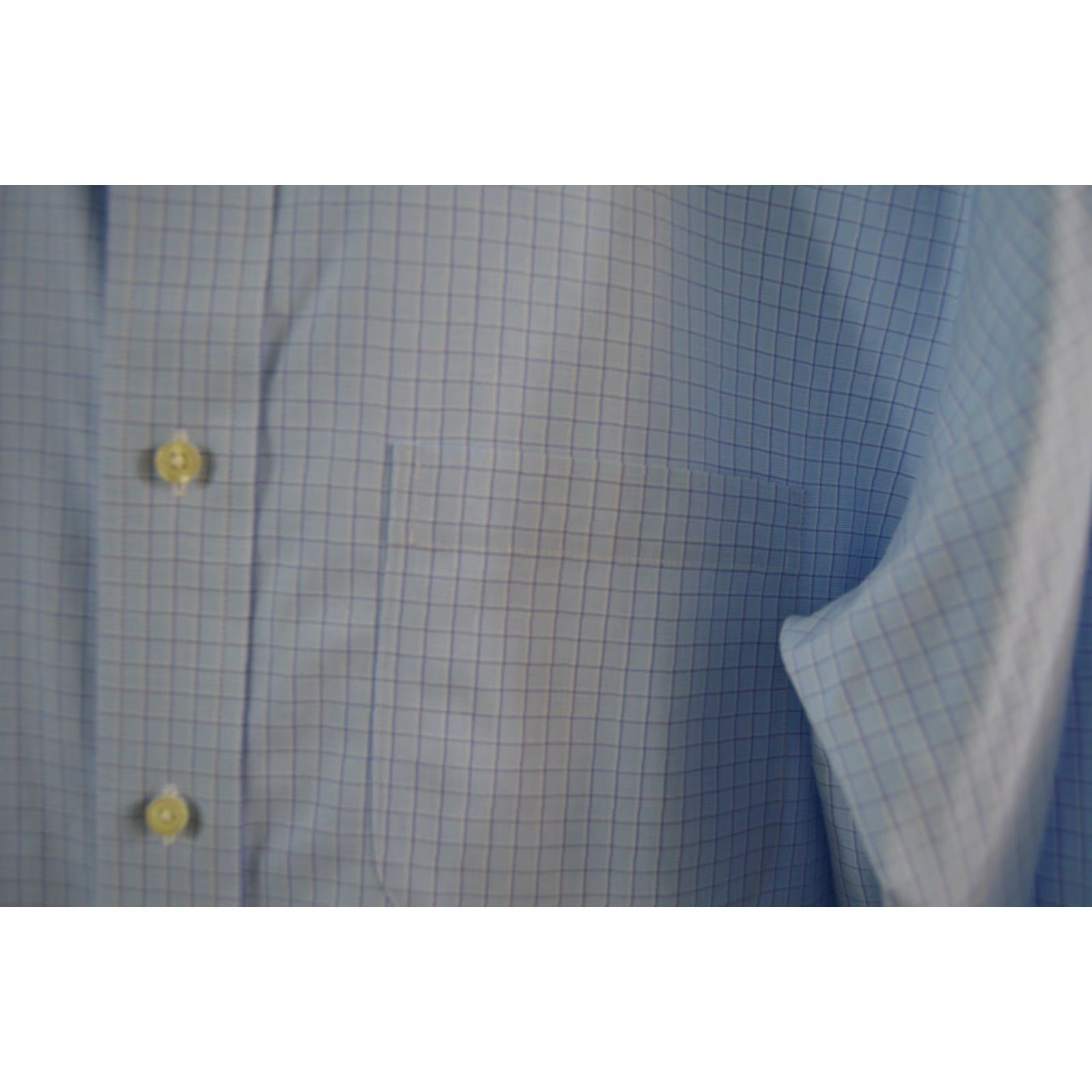 Brooks Brothers Brooks Brothers Men's L/S Shirt Blue Plaid SZ 16-34 Shirt Button-Up Cotton Classic Fit Mens Size US L / EU 52-54 / 3 - 3 Thumbnail