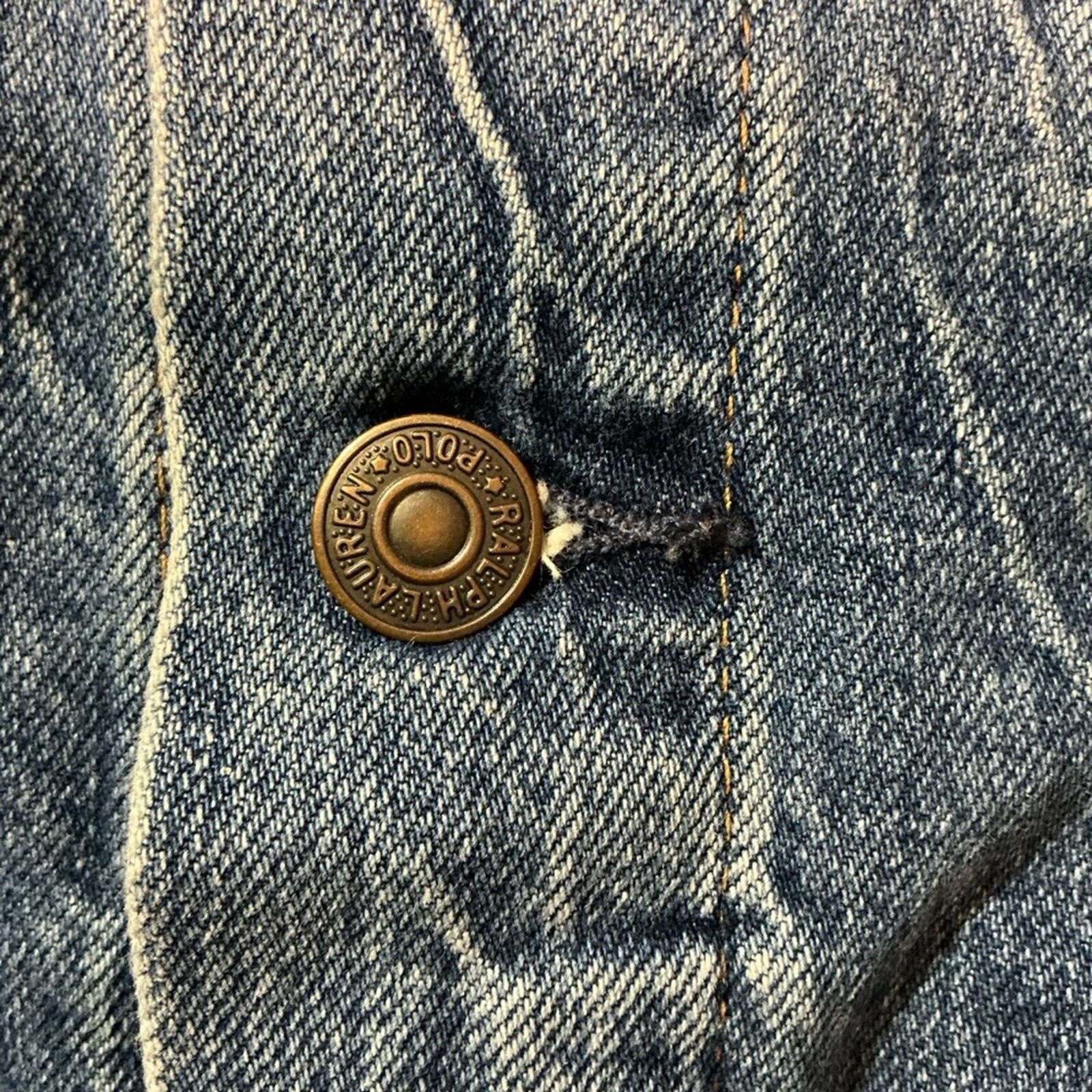 Polo Ralph Lauren Ralph Lauren Polo Denim Trucker Jacket In Meuse Wash XS Size XS / US 0-2 / IT 36-38 - 9 Thumbnail