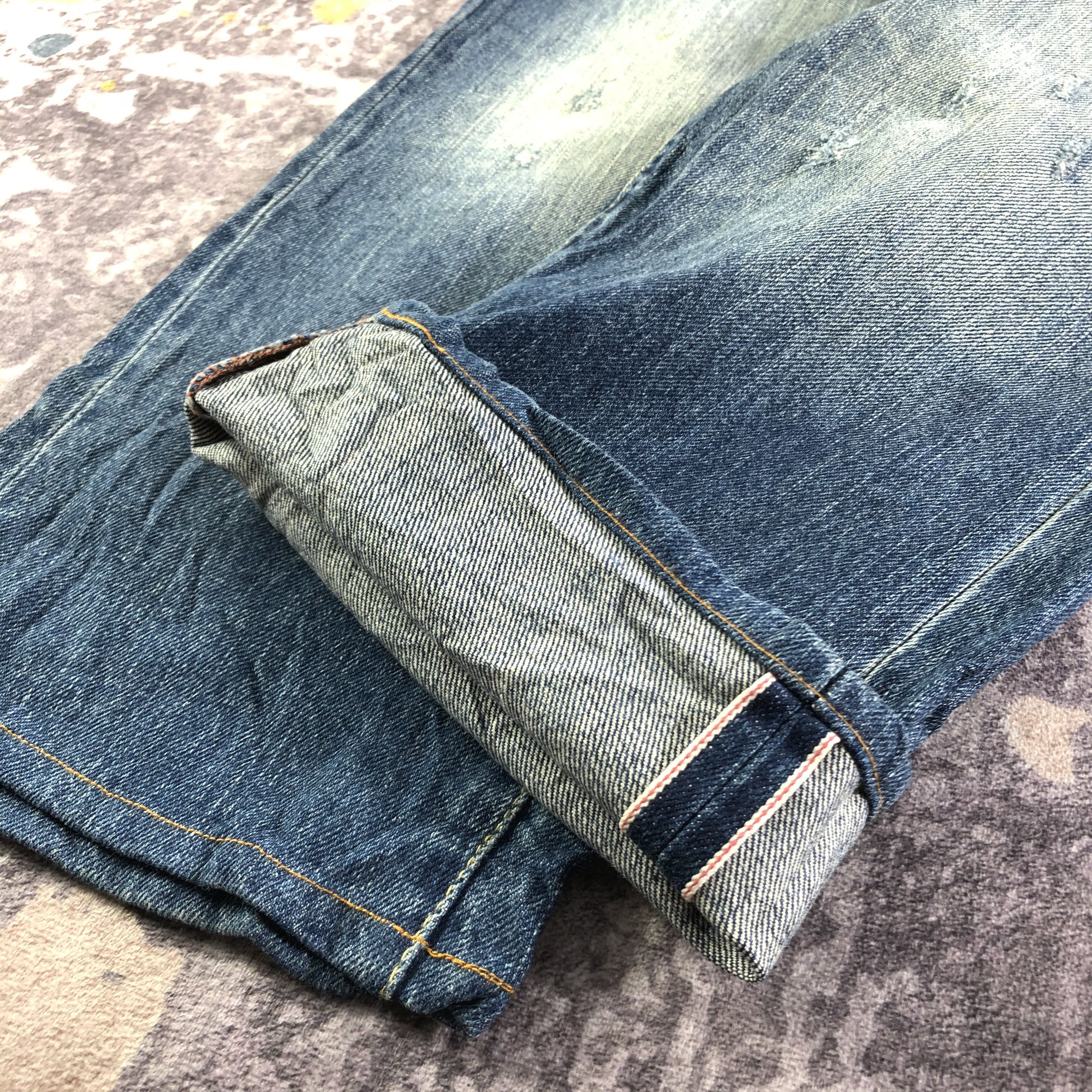 Japanese Brand Vintage Rush Hour Japan Selvedge Jeans-JM3550 Size US 38 / EU 54 - 6 Thumbnail