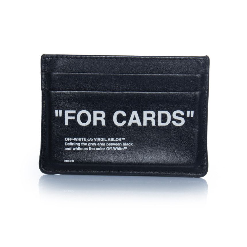 Off-White Off-white, black leather card holder Size ONE SIZE - 1 Thumbnail