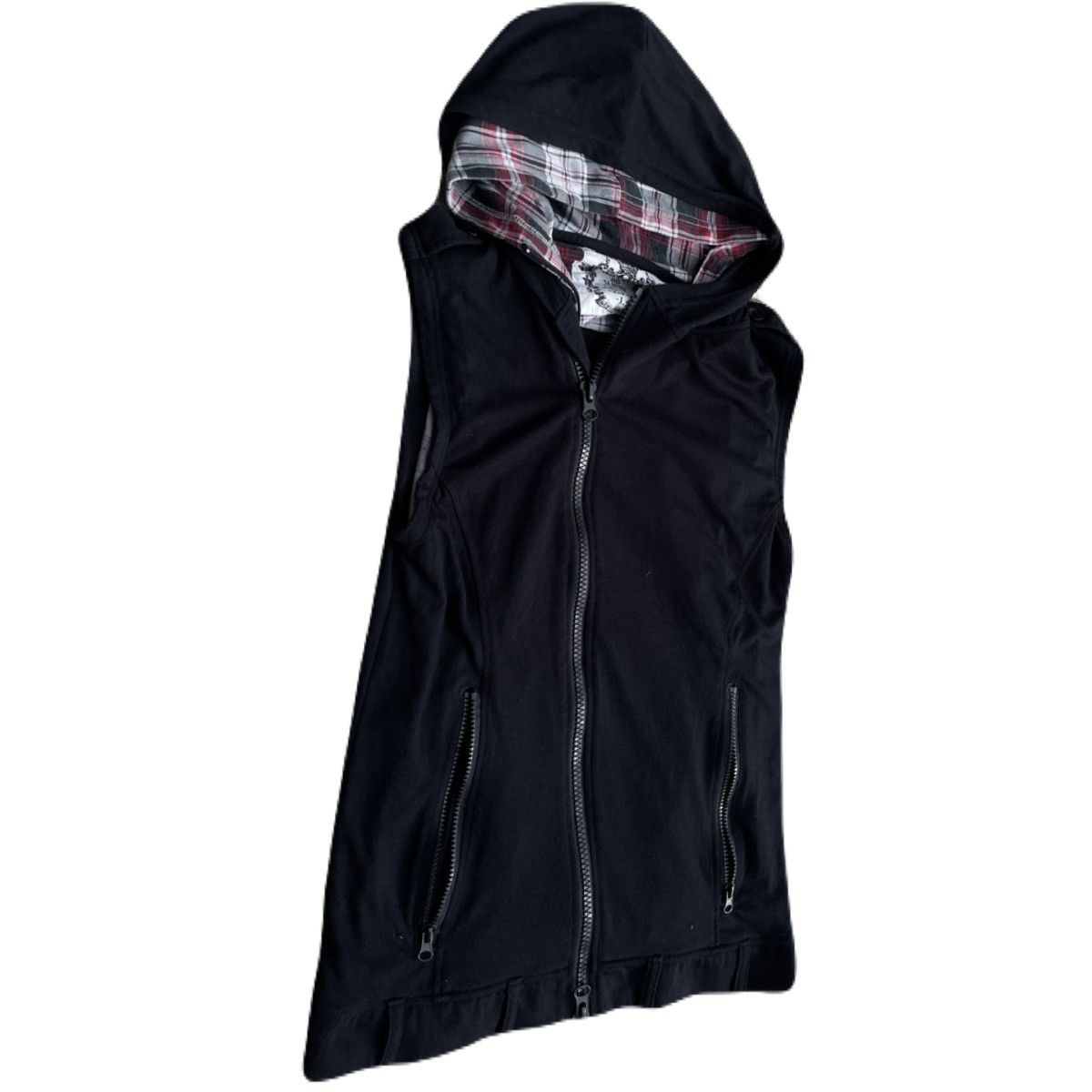 If Six Was Nine 2000s Japanese archive Vkei Layered Sleeve-Less Hoodie Size US S / EU 44-46 / 1 - 4 Thumbnail