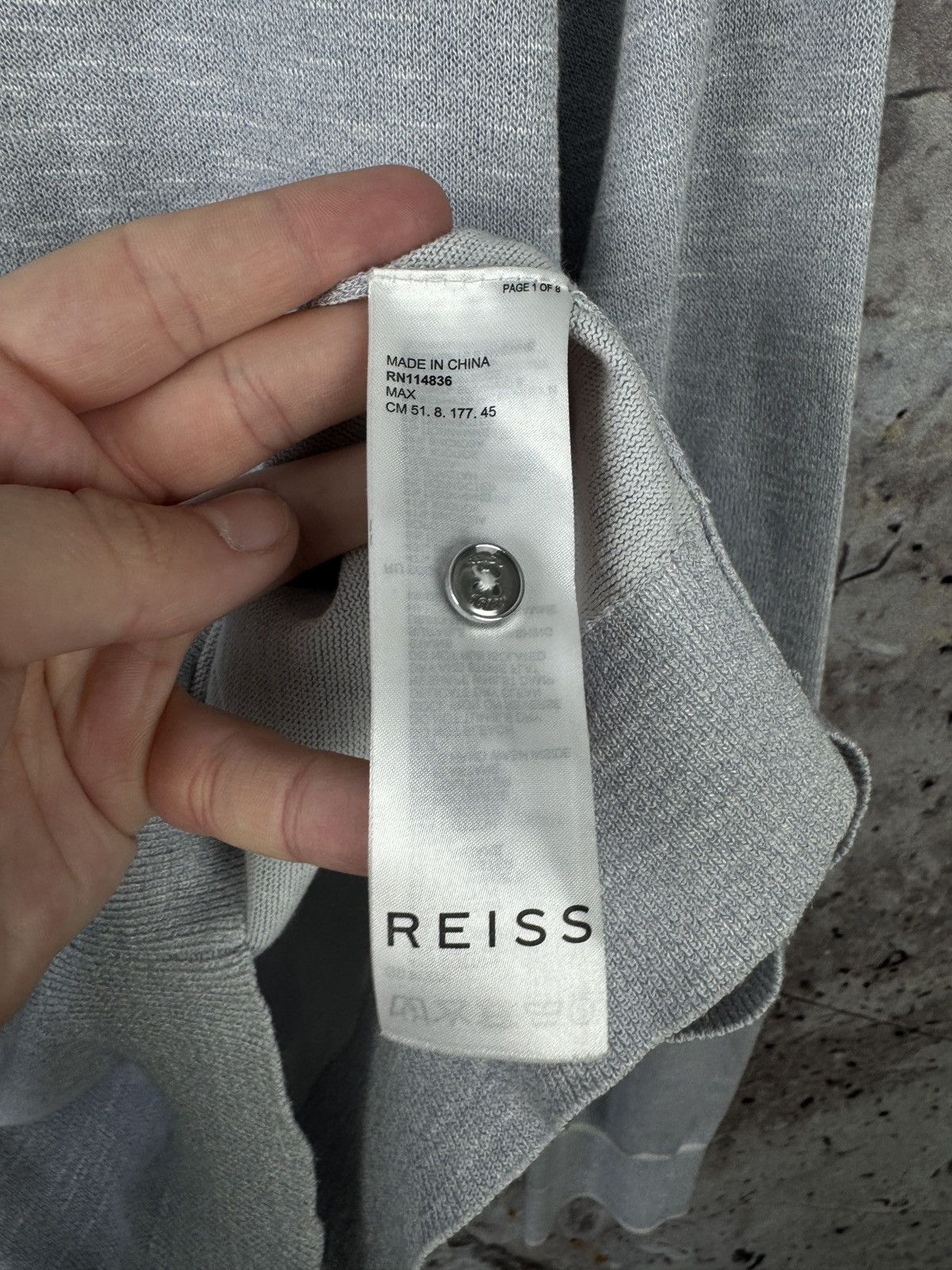 Other Mens Reiss Pullover Sweater Sweatshirt Size XL Size US XL / EU 56 / 4 - 6 Thumbnail