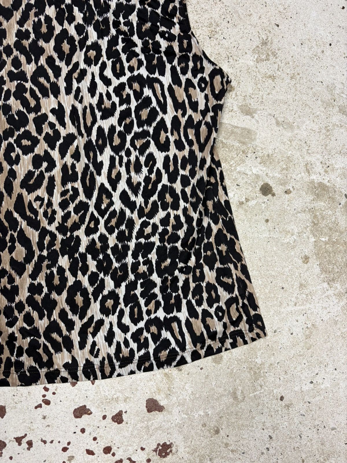 Dolce & Gabbana Vintage 2000s Dolce & Gabbana Underwear Leopard Print Tank Size S / US 4 / IT 40 - 13 Thumbnail