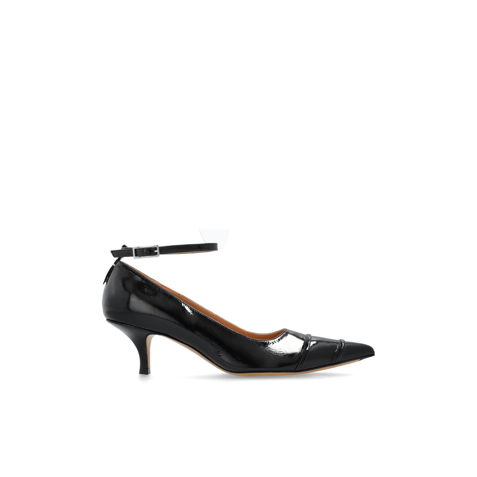 MAISON MARGIELA Black Patent Leather 60mm Heel Sandals New &