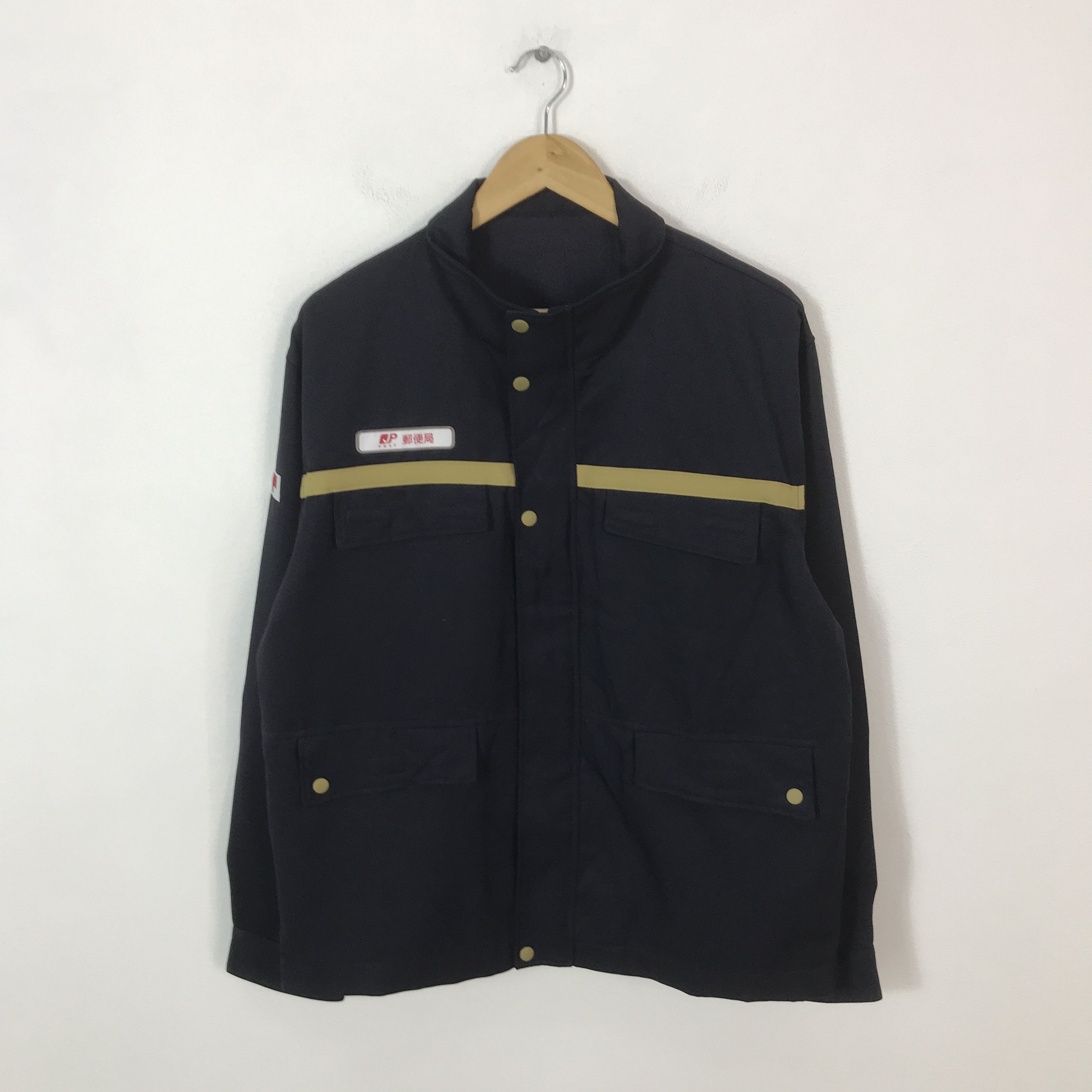 Japanese Brand Vtg japan post uniform workwear jacket K62B5 Size US L / EU 52-54 / 3 - 2 Thumbnail
