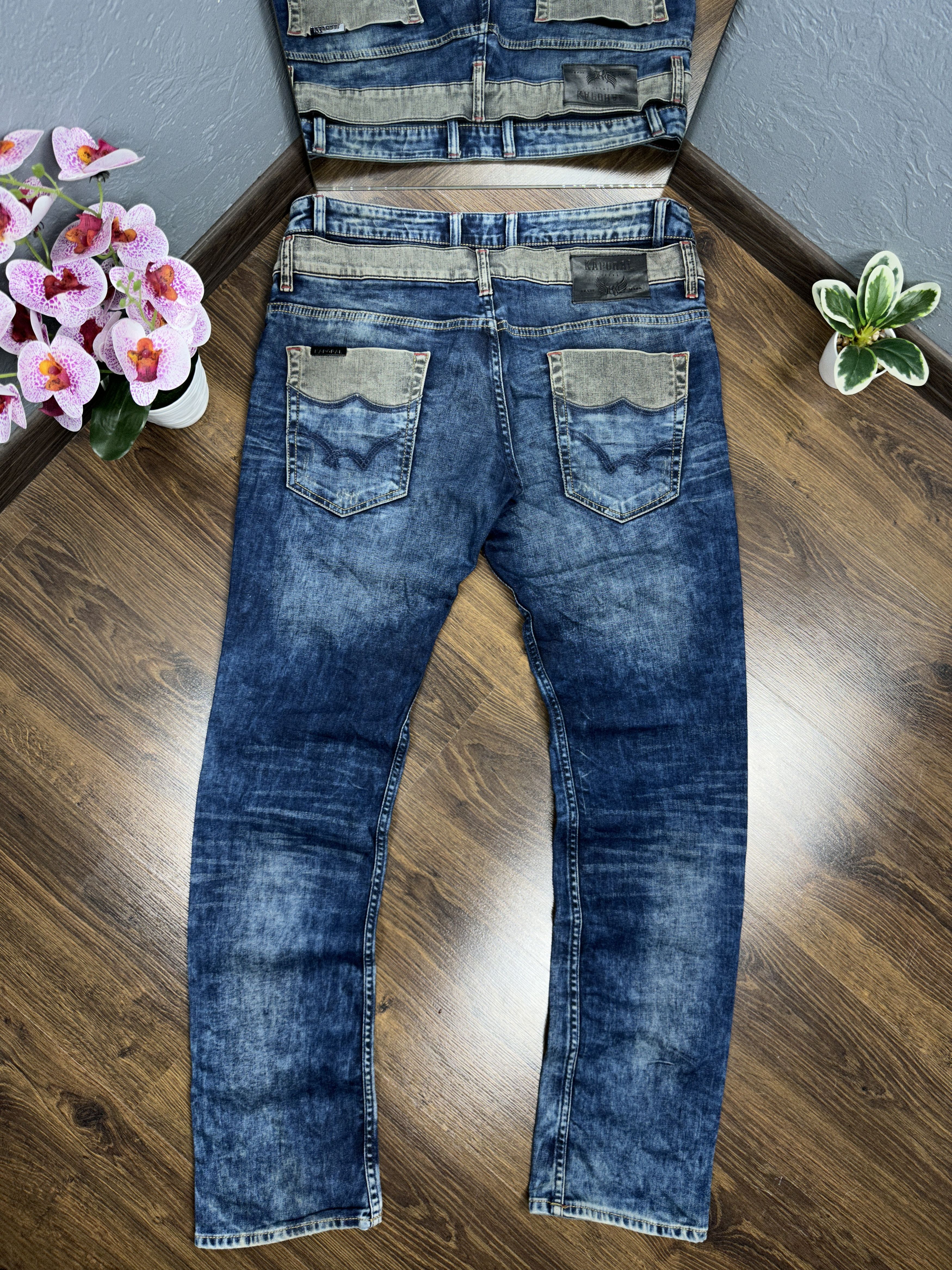 Japanese Brand Kaporal 5 Mens Denim Pants Jeans Size US 34 / EU 50 - 1 Thumbnail