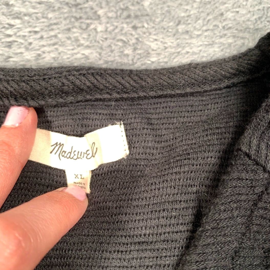 Madewell Madewell Knit Blouse XL Black Women T-Shirt Regular Size Size XL / US 12-14 / IT 48-50 - 4 Thumbnail