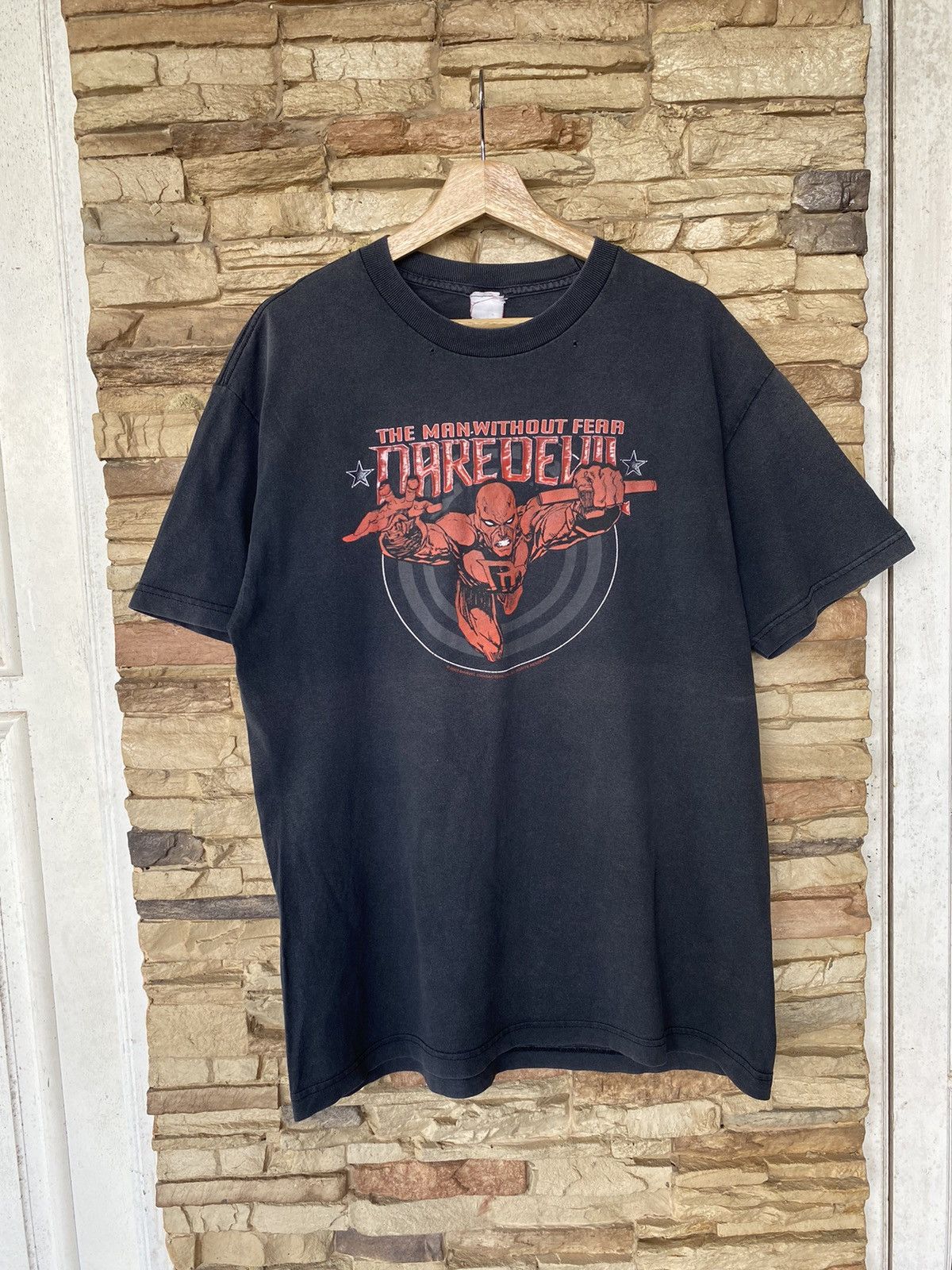 Vintage 2003 Daredevil Marvel Characters Movie Tees Distressed Size US L / EU 52-54 / 3 - 1 Thumbnail
