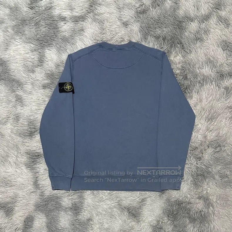 Stone Island Stone Island Round Neck Sweatshirt, Basic Sweatshirt, Haze Size US M / EU 48-50 / 2 - 2 Thumbnail
