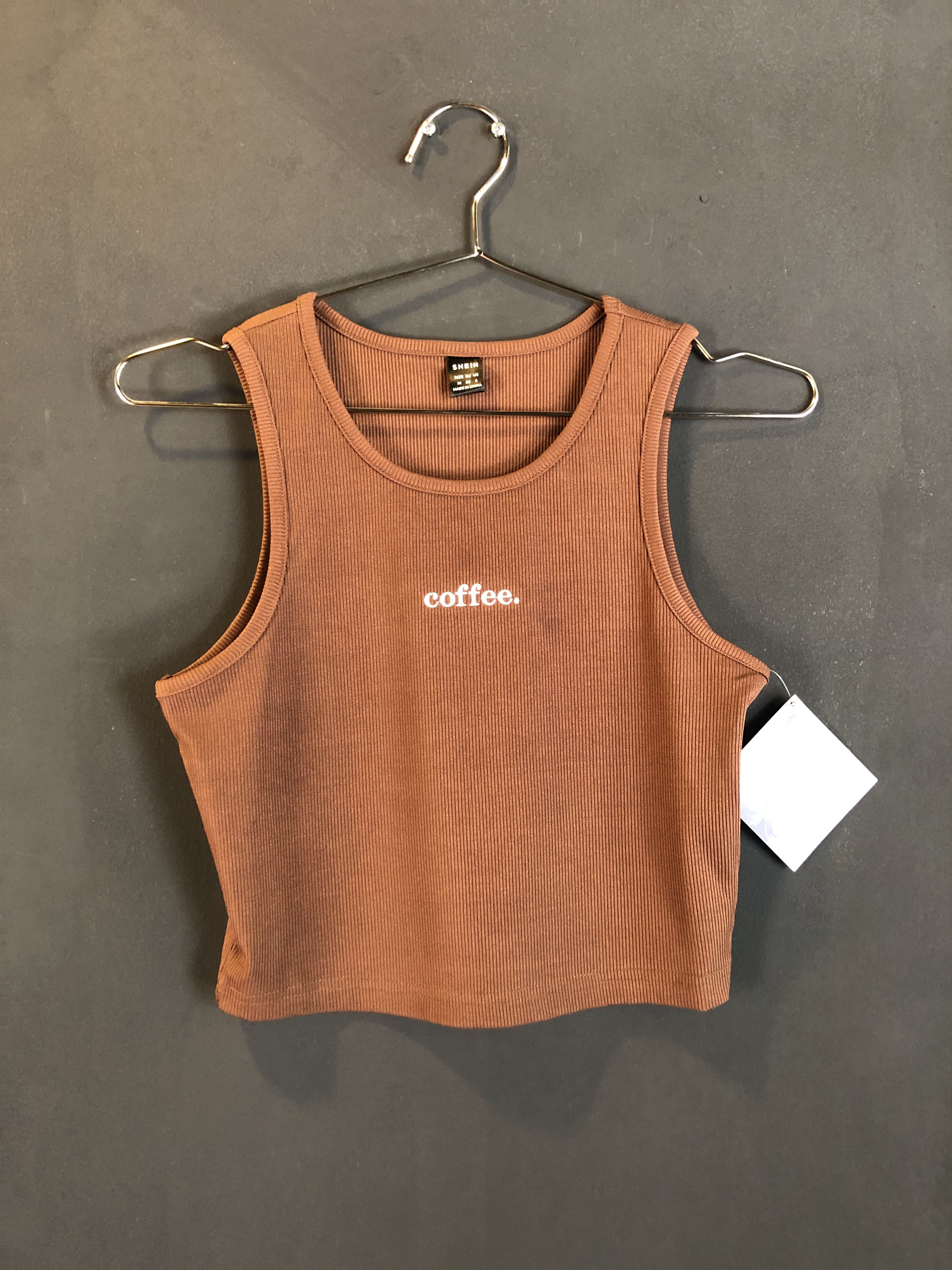Other 'coffee.' Tank-Top ALL SIZES Size M / US 6-8 / IT 42-44 - 1 Thumbnail