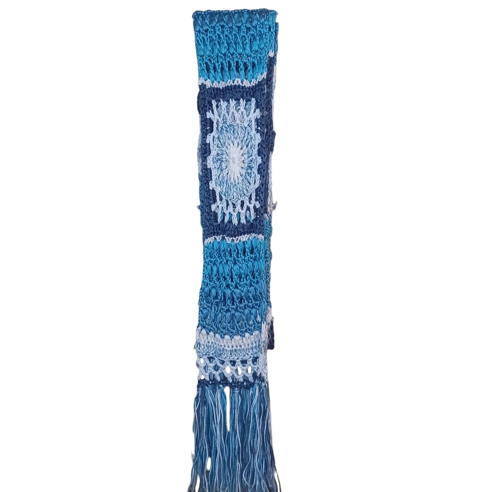 Unknown London Women's Thin Blue Scarf 6 Ft Size ONE SIZE - 2 Thumbnail