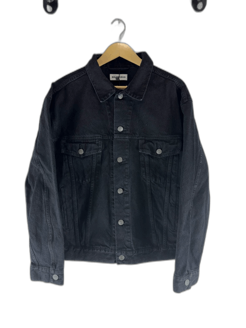 Balenciaga Balenciaga Logo Denim Jacket-2505 Size US L / EU 52-54 / 3 - 1 Thumbnail