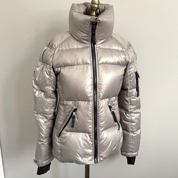 SAM. SAM New York Gray Freestyle Down Puffer Jacket - Medium Size M / US 6-8 / IT 42-44 - 2 Thumbnail