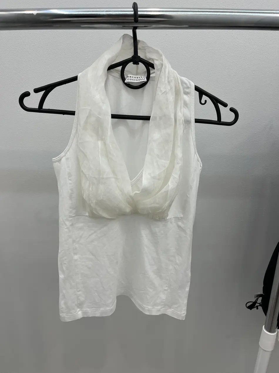 Brunello Cucinelli Blouse With Silk Application
