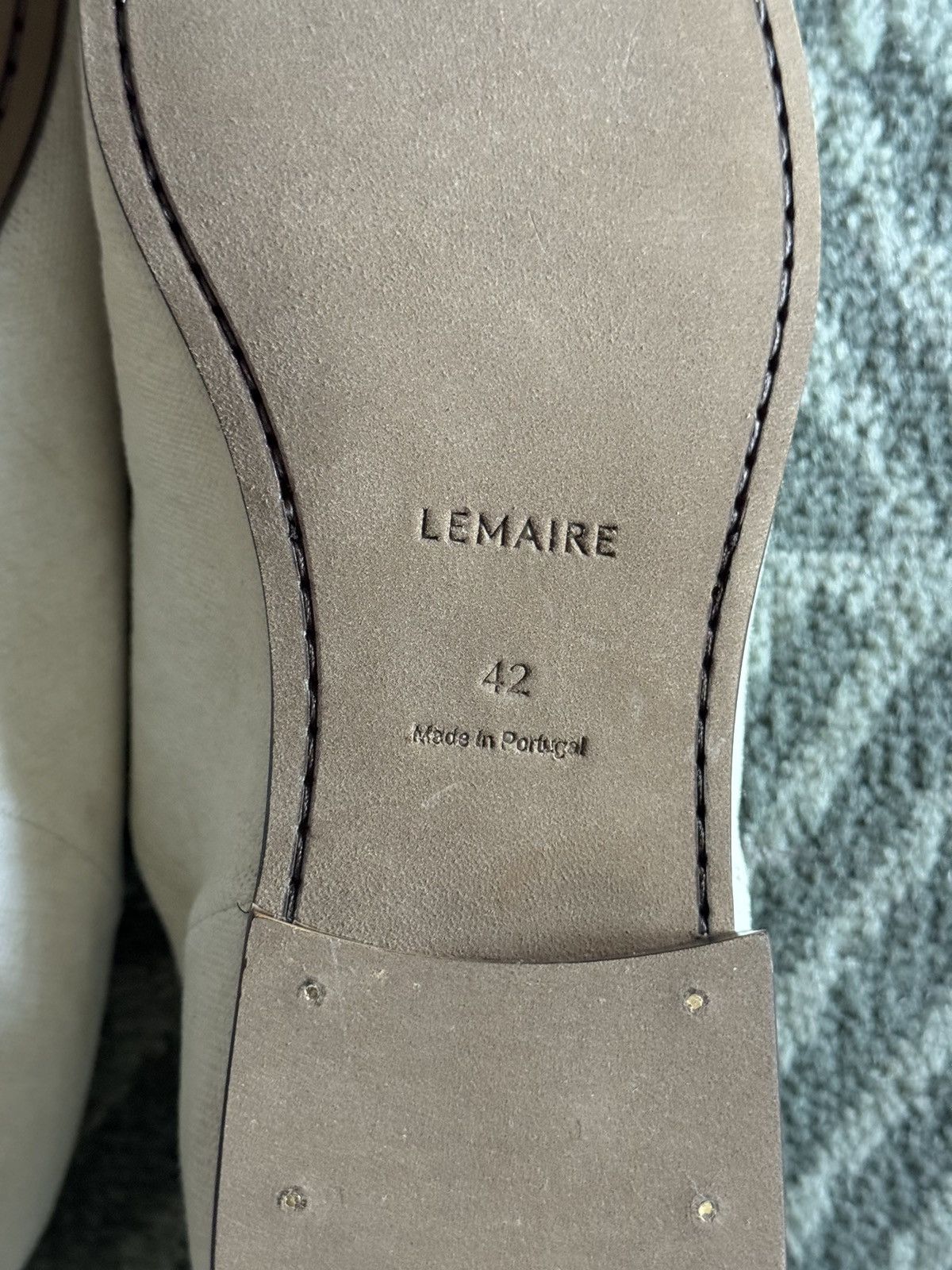 Lemaire Lemaire SOURIS CLASSIC DERBIES DIRTY WHITE EU42 US 9 Size US 9 / EU 42 - 14 Thumbnail