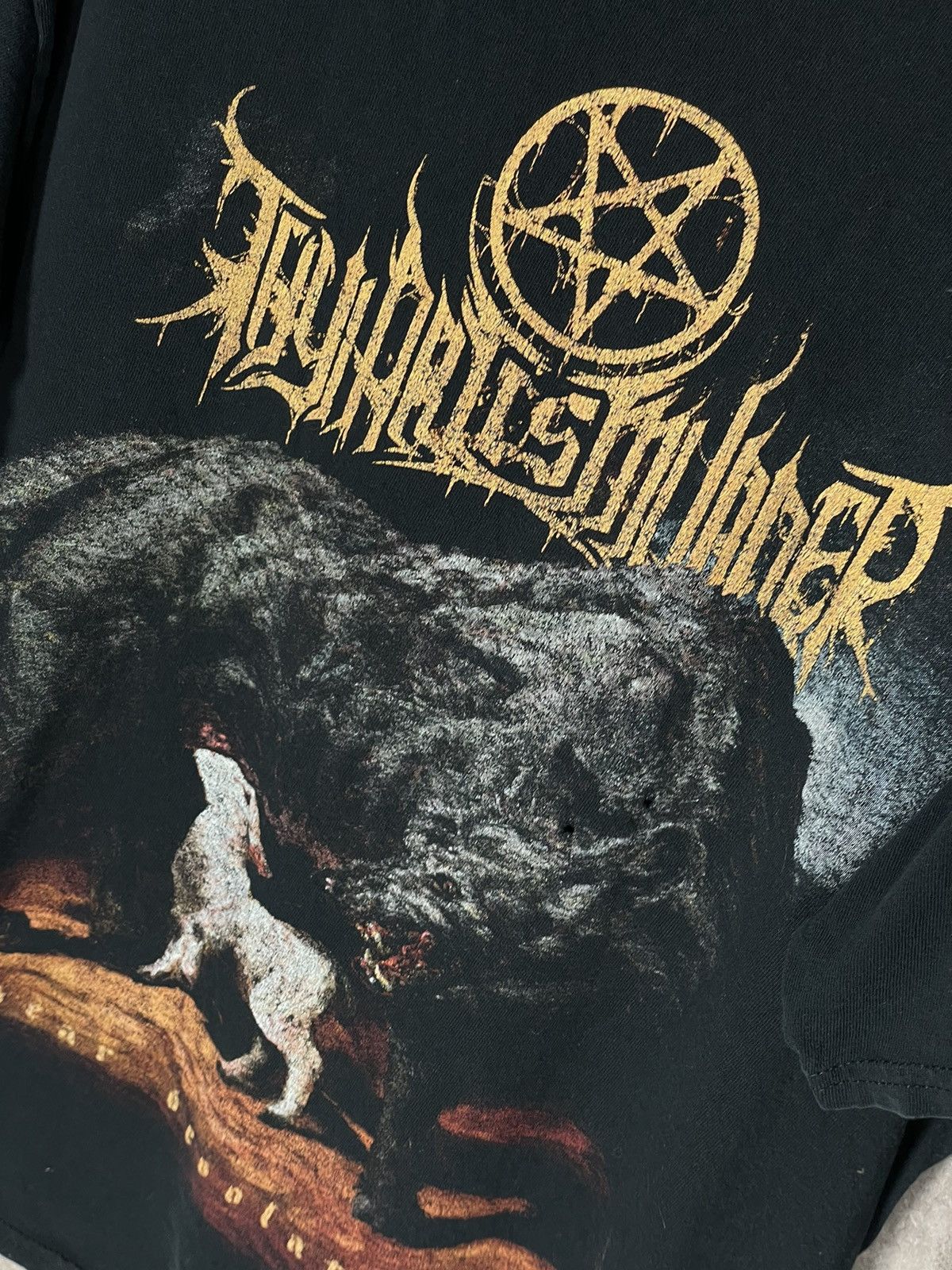 Band Tees × Vintage Vintage Punk Trashed THY ART IS MURDER Rare Band T shirt Size US M / EU 48-50 / 2 - 9 Thumbnail