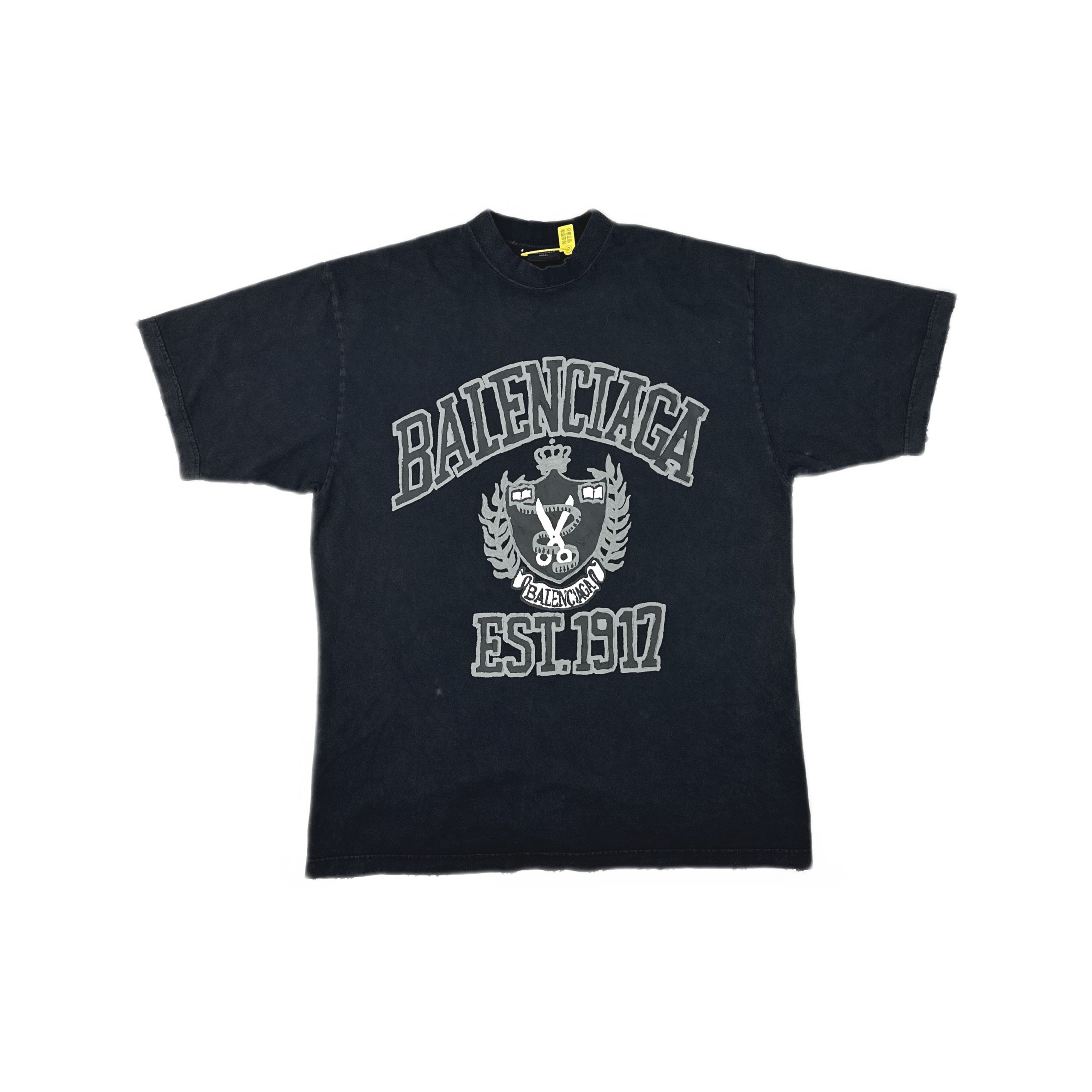 Balenciaga Balenciaga Crest Logo T-Shirt Size M Size US M / EU 48-50 / 2 - 1 Thumbnail