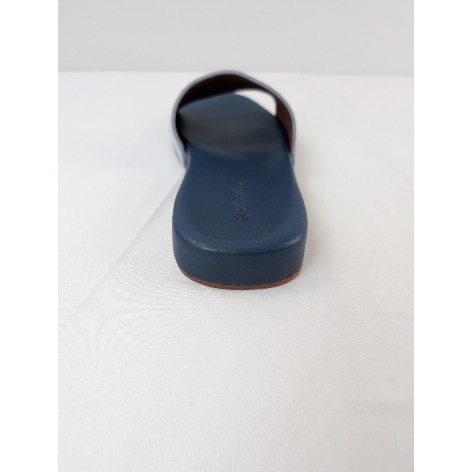 Loro Piana o1rshd1 Sea-Slide Walk Suede Slipper Sandal in Aqua Sea Size US 10 / EU 43 - 15 Thumbnail