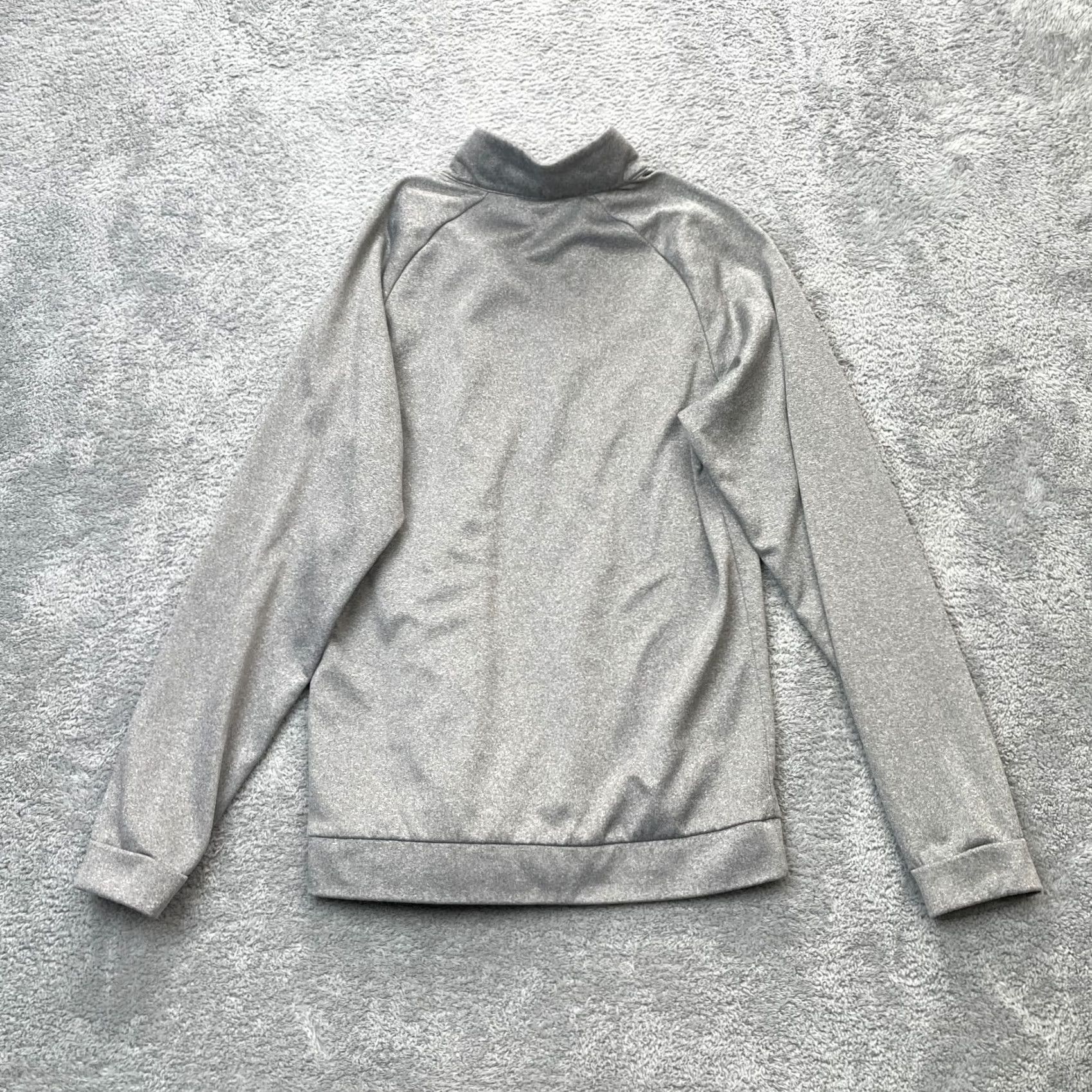 Nike Nike Sweatshirt Mens Small Gray Heather Dri Fit Fleece Lined Swoosh Quarter Zip Size US S / EU 44-46 / 1 - 2 Thumbnail