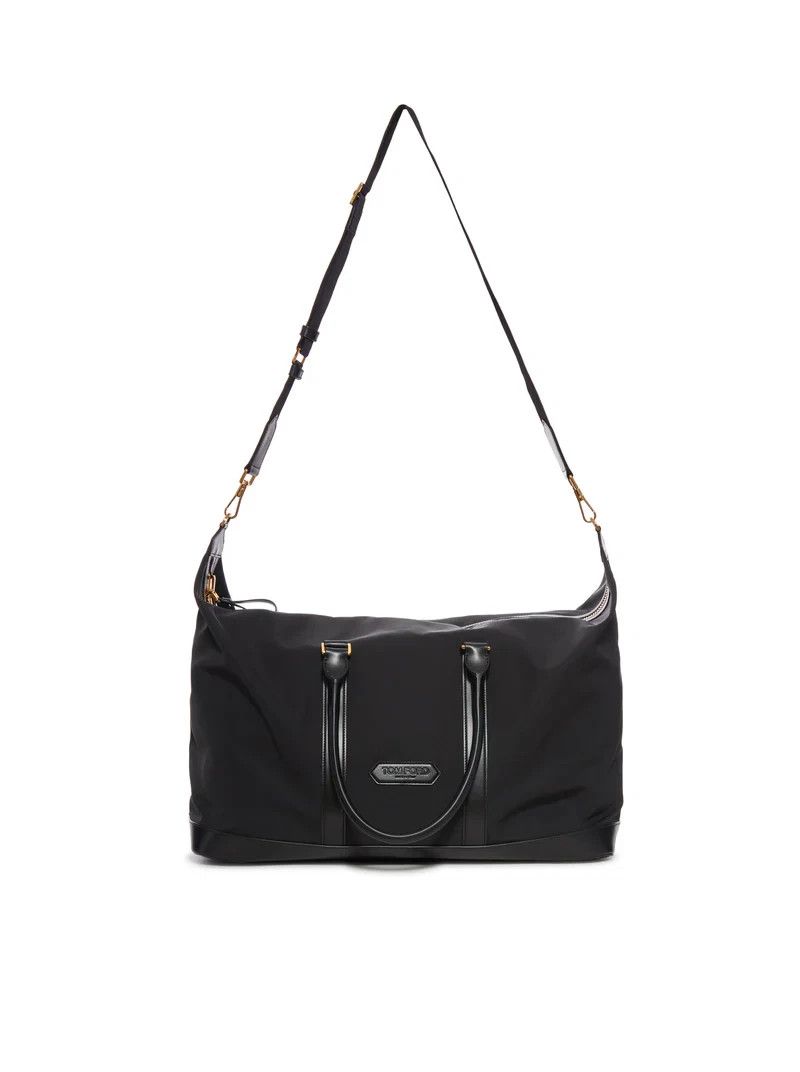 Tom Ford TOM FORD Black Recycled Nylon Duffle Bag New Authentic Size ONE SIZE - 4 Thumbnail