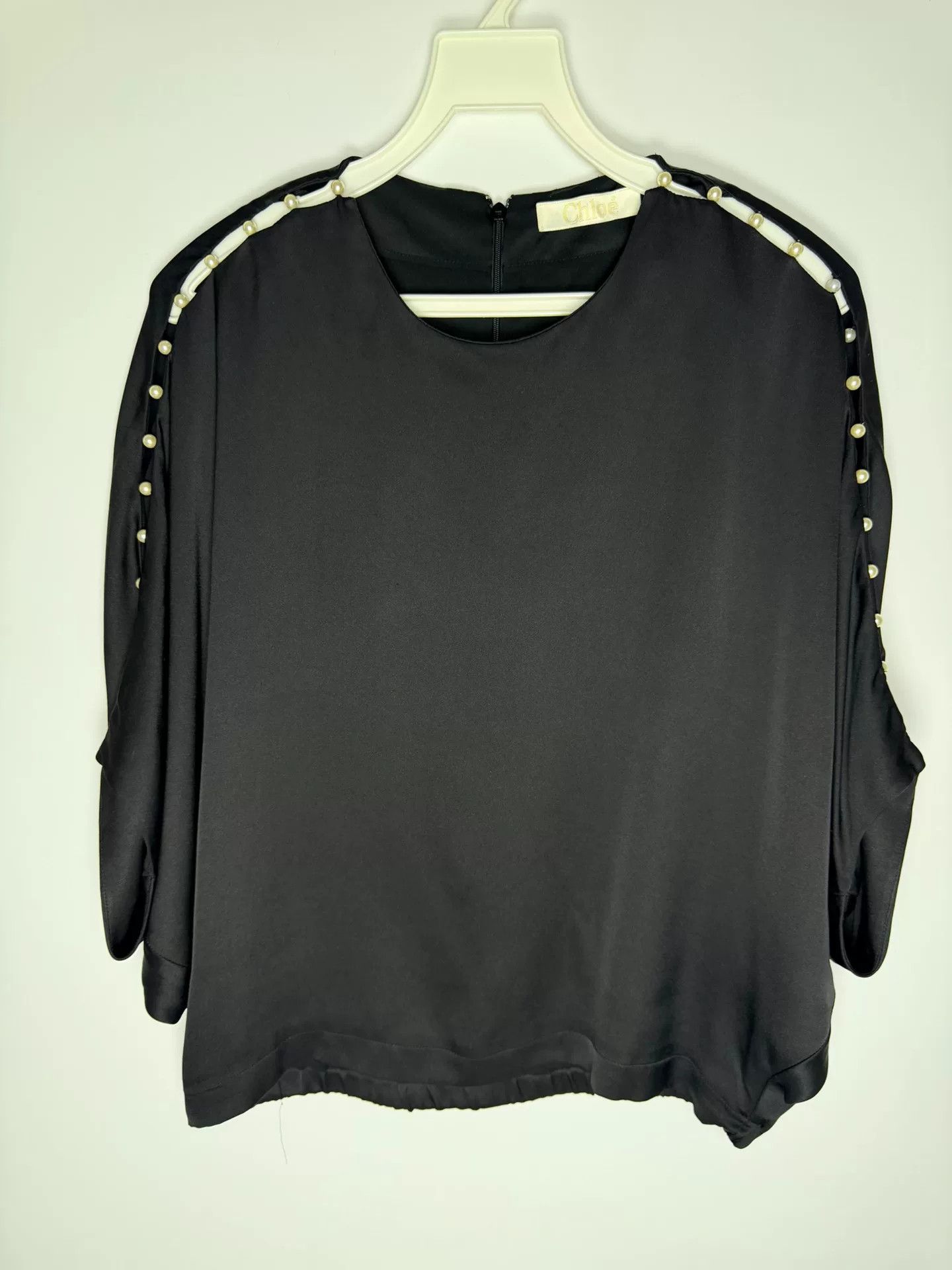 Chloe Chloe Silk Yellow T-Shirt it_36 Women Size XS / US 0-2 / IT 36-38 - 1 Thumbnail