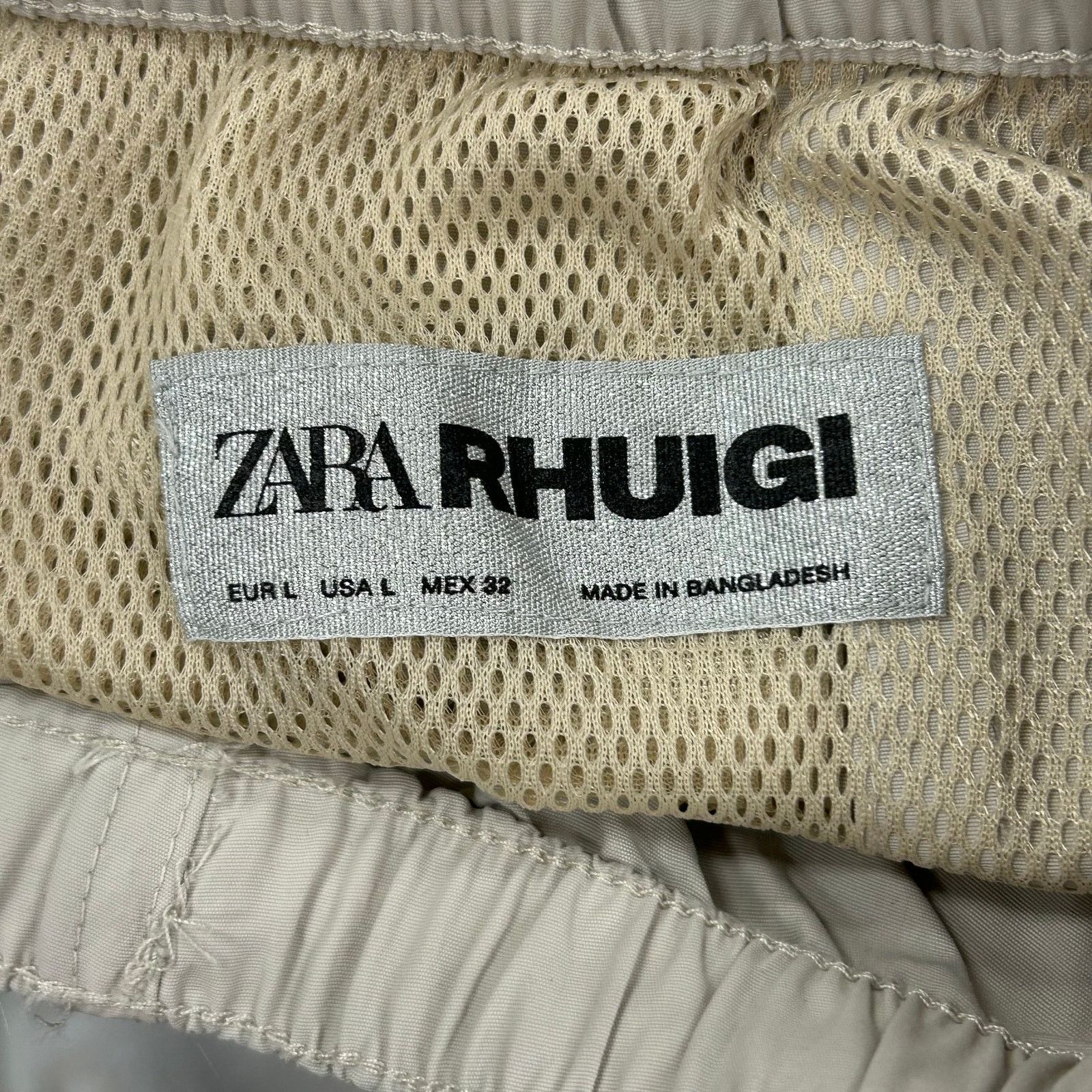 Rhude Rhude x Zara Rhuigi RHU running work out shorts tan brown Size US 30 / EU 46 - 6 Thumbnail