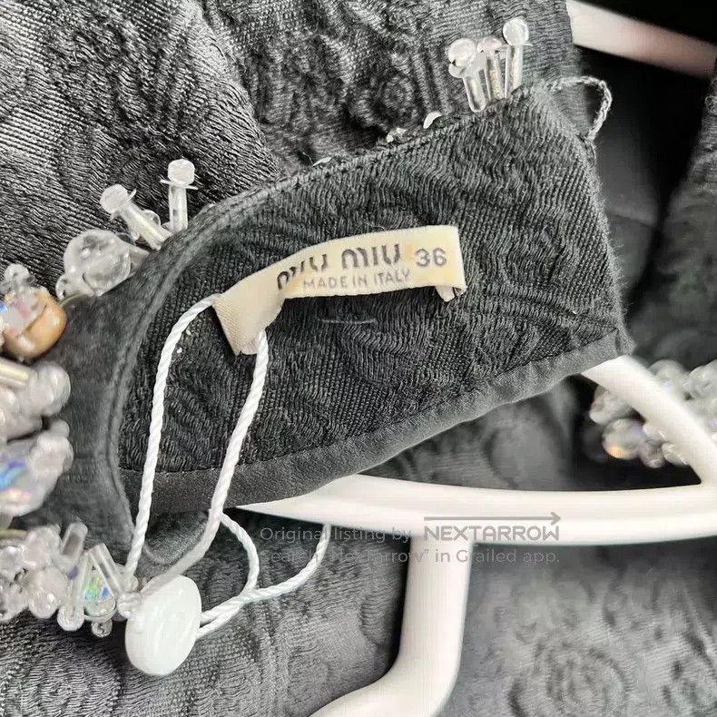 Miu Miu Miu Miu 36 Cotton and linen dress Size 35" - 4 Thumbnail