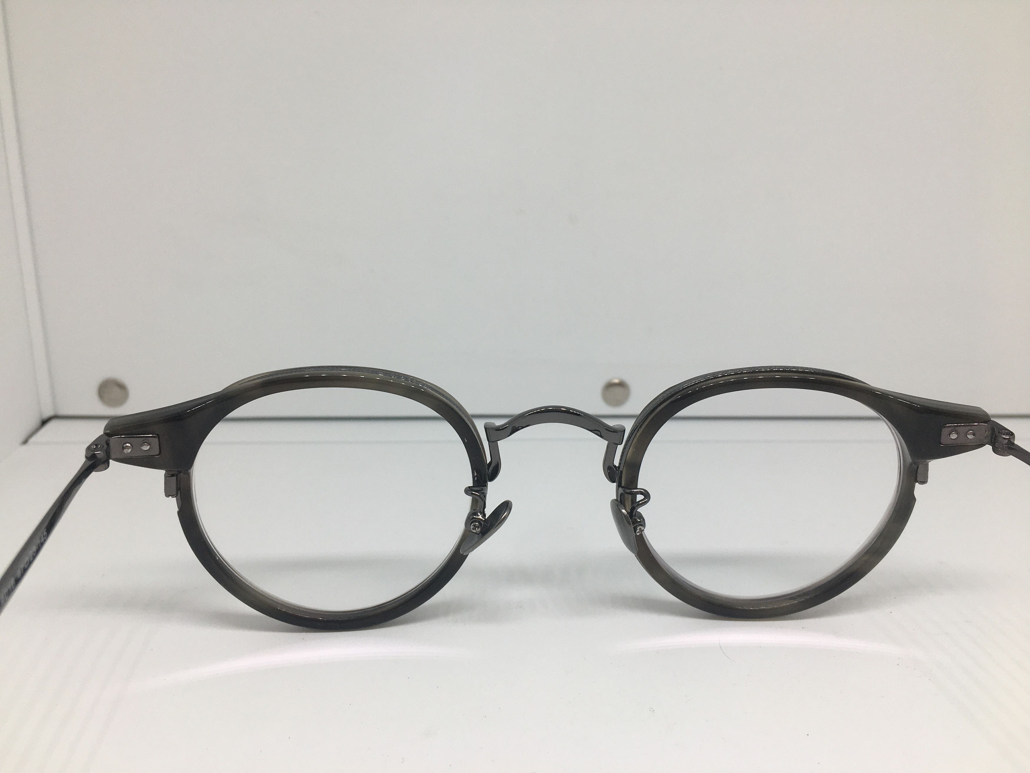 Other Handmade Gray Silver B Titanium Ivy League Eyeglasses Frame Size ONE SIZE - 5 Thumbnail