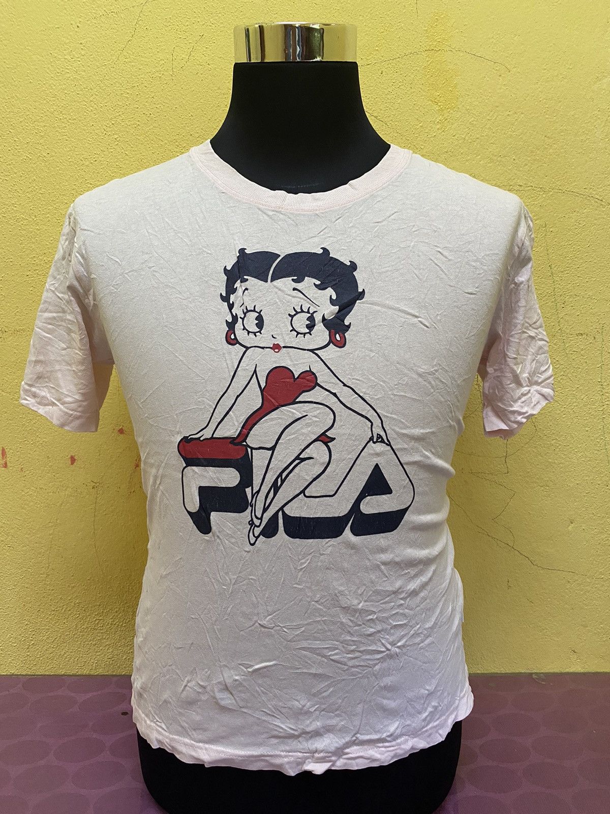 Japanese Brand Betty boop x Fila Tshirt 🤞🏻 Size US M / EU 48-50 / 2 - 2 Thumbnail