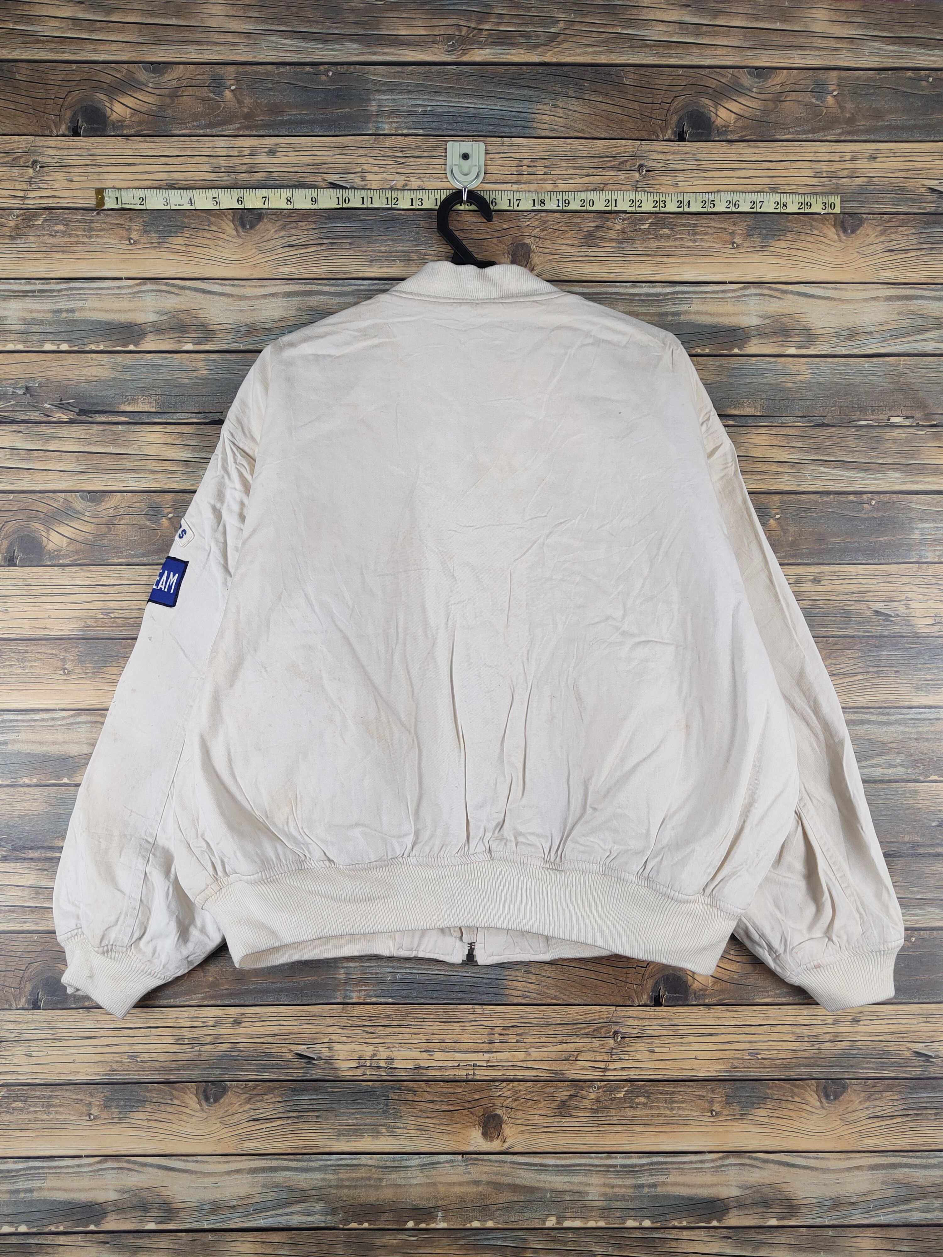 Japanese Brand Big Volunt racing Ivory Jackets vintage #W2051 Size US XL / EU 56 / 4 - 9 Thumbnail