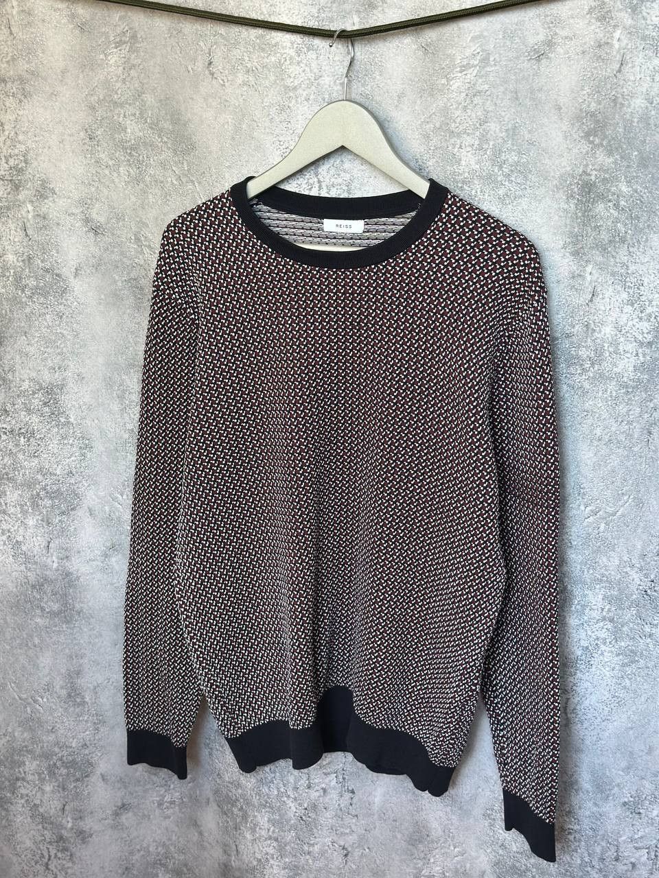 Reiss REISS LUXTON TEXTURED CREW NECK JUMPER SWEATER Size US XL / EU 56 / 4 - 1 Thumbnail
