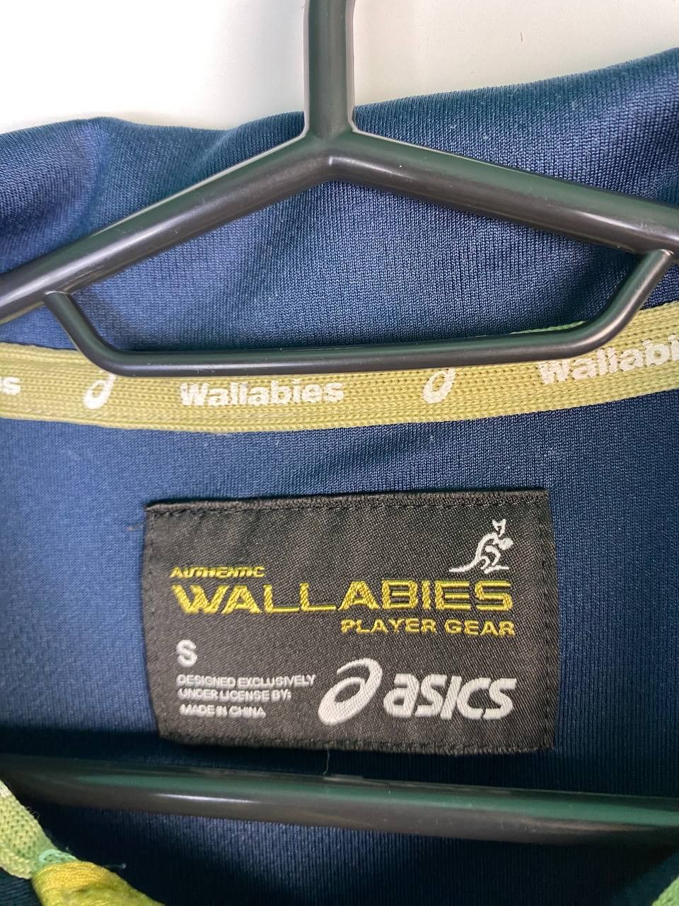Vintage Australia Rugby Union Asics Cotton Casual Blue Polo Shirt Size US S / EU 44-46 / 1 - 5 Thumbnail