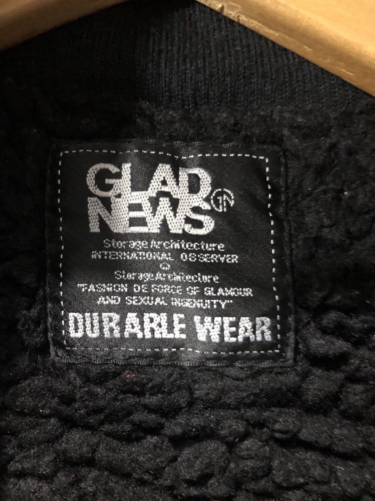 Japanese Brand Glad News Learher Hoodie Jacket Size US S / EU 44-46 / 1 - 6 Thumbnail