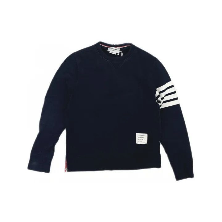Thom Browne Thom Browne Classic Navy Blue Sweatshirt -2507 Size US M / EU 48-50 / 2 - 8 Thumbnail