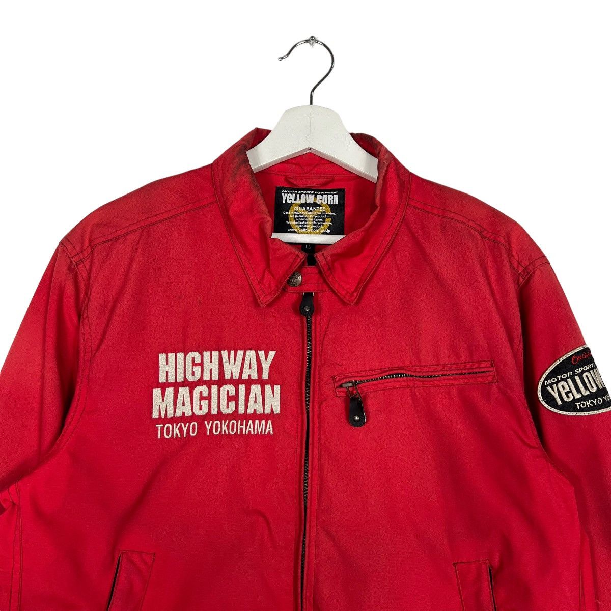 Vintage 🔥 VINTAGE YELLOW CORN MOTO RIDING RIDERS JACKET Size US L / EU 52-54 / 3 - 4 Thumbnail