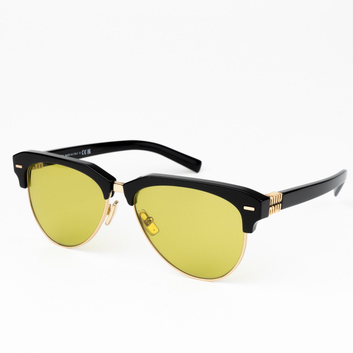 Miu Miu NEW Miu Miu MU09ZS 1AB07O RUNWAY Unisex Sunglasses Size ONE SIZE - 3 Thumbnail