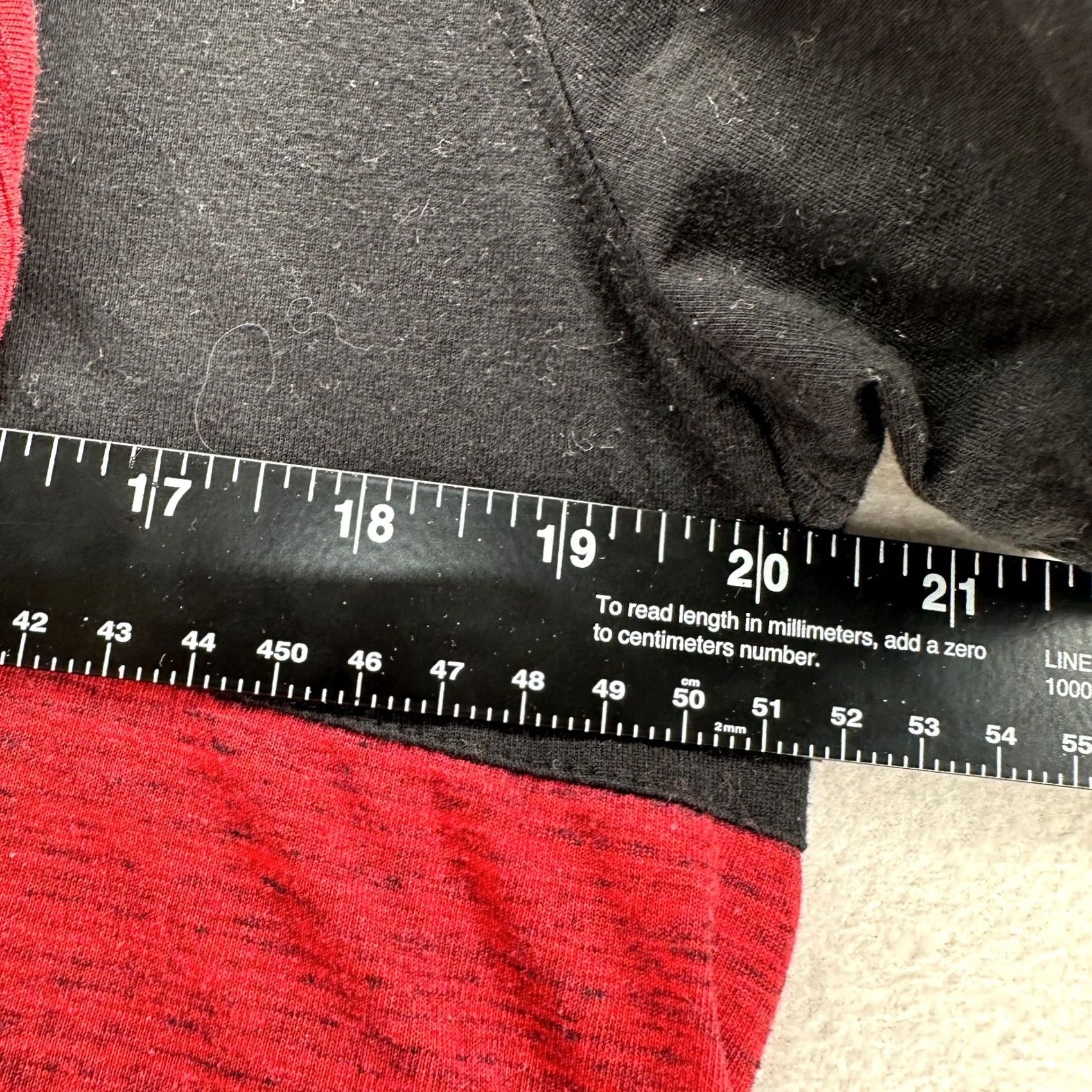 Vintage I Jeans By Buffalo Hooded T-Shirt Red Black Mens Size S Short Sleeve Size US S / EU 44-46 / 1 - 5 Thumbnail