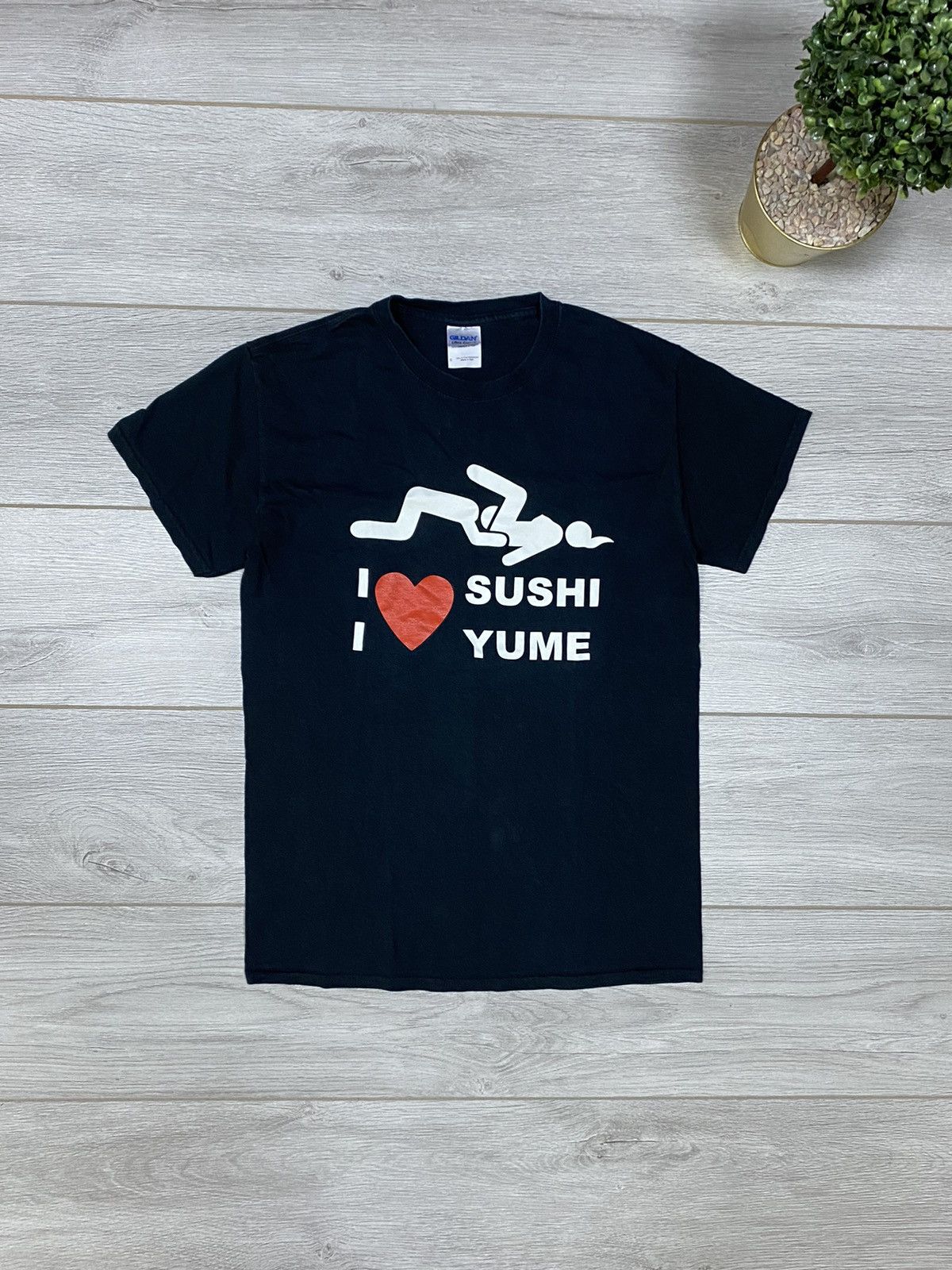 Vintage I love ❤️ sushi yume vintage t-shirt Size US S / EU 44-46 / 1 - 1 Thumbnail