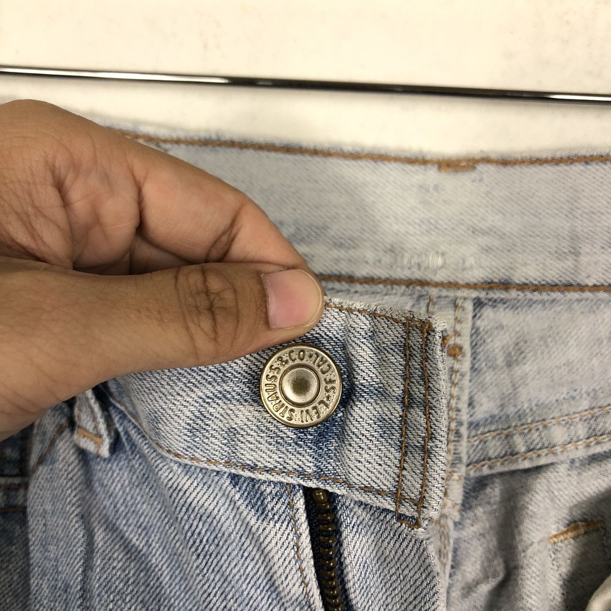 Levi's Made & Crafted 🔥VINTAGE LEVI’S DISTRESSED DENIM JEANS ACID WASH Size US 28 / EU 44 - 14 Thumbnail