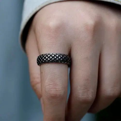 Jewelry Snake Skin Ring ( Size 7 to 13 ) Size ONE SIZE - 4 Thumbnail