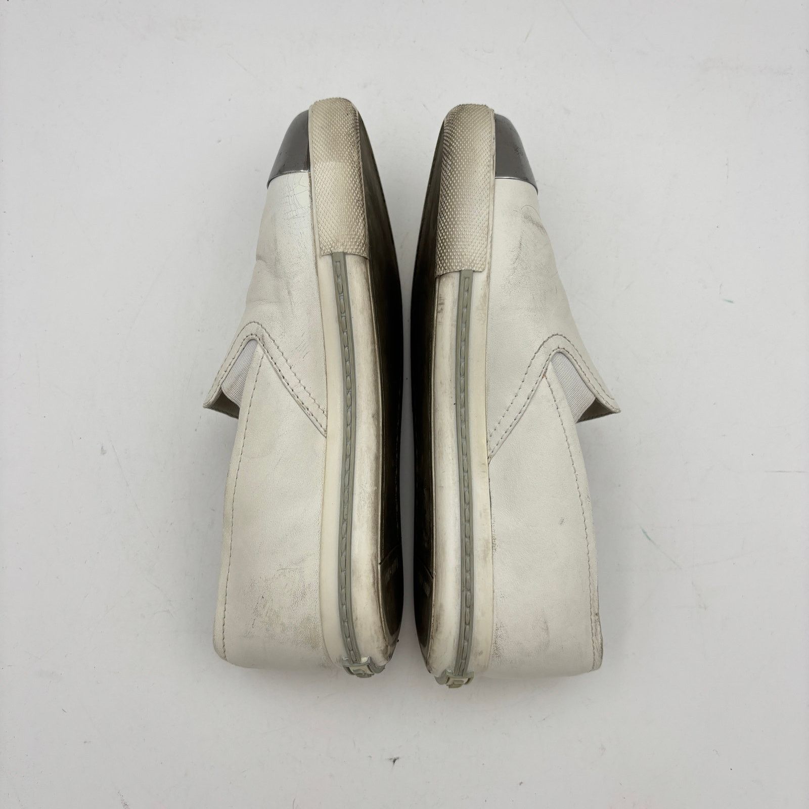 Miu Miu Miu Miu Leather Metal Point Cap Toe Slip On Shoes 35.5 / 5.5 Size US 5.5 / IT 35.5 - 7 Thumbnail