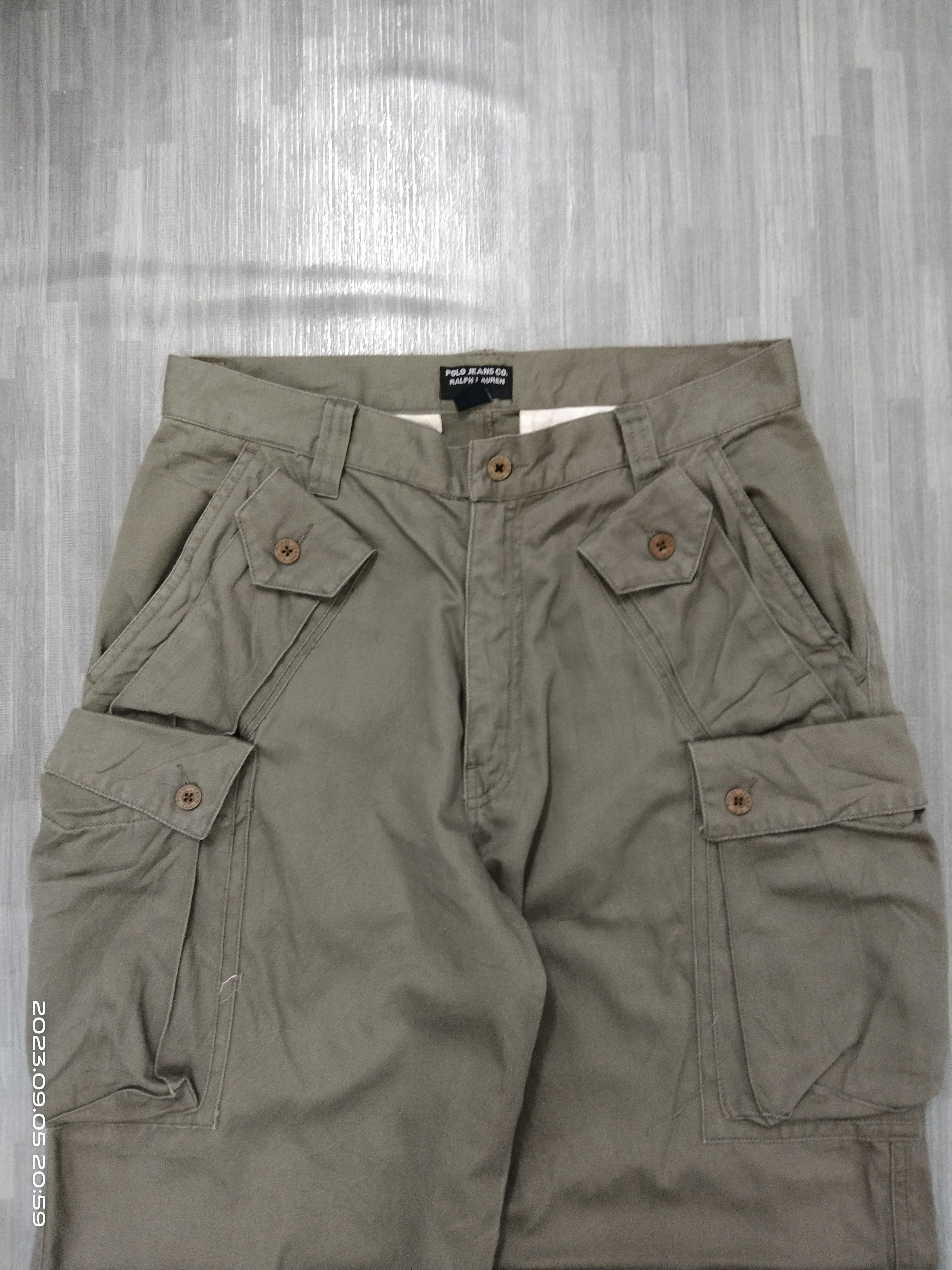 Polo Ralph Lauren WIDE PANTS DISTRESSED TACTICAL POLO RALPH LAUREN Size US 31 - 4 Thumbnail