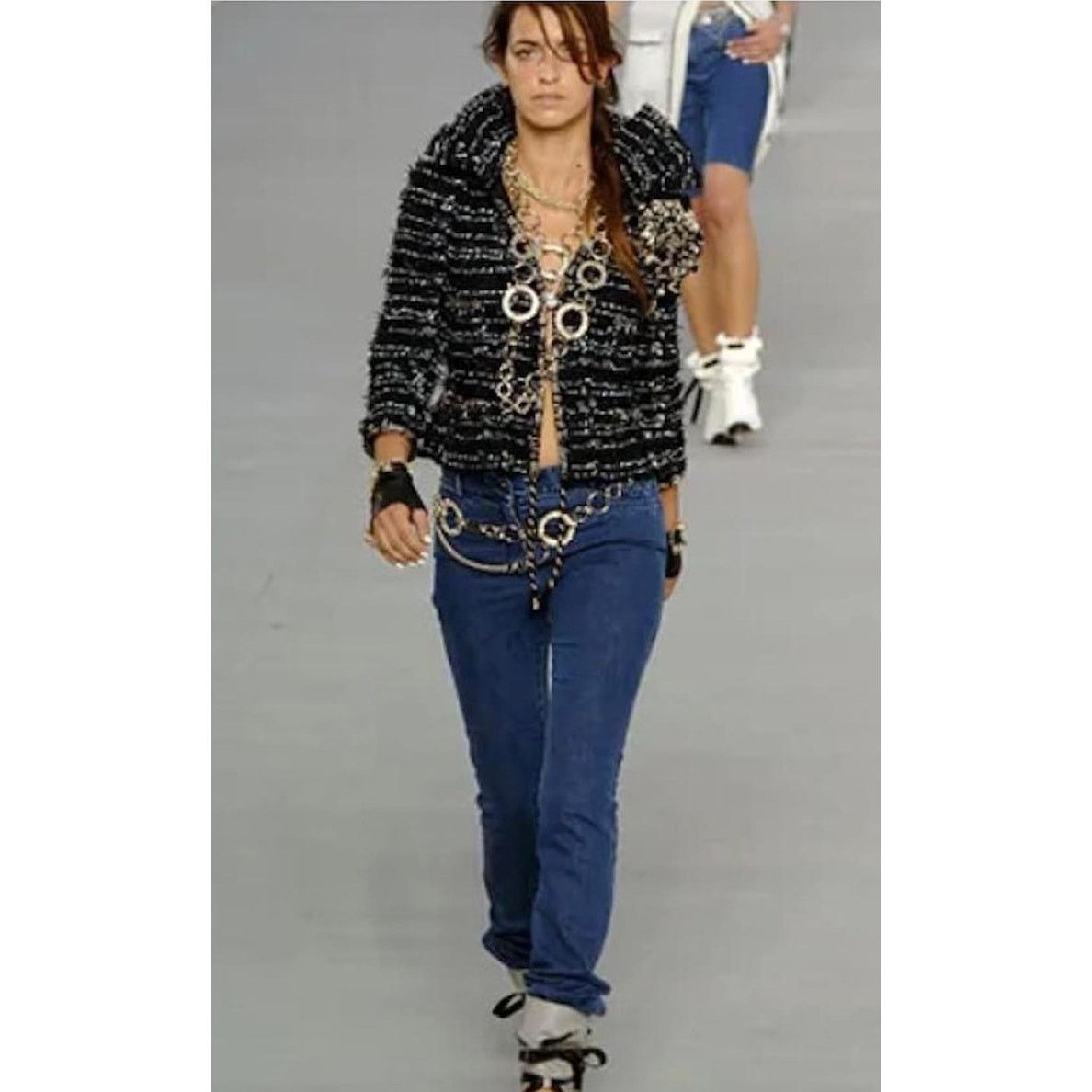 Chanel Chanel SS06 Fantasy Tweed Black Rope Trim Jacket Sz.38 Size S / US 4 / IT 40 - 12 Thumbnail