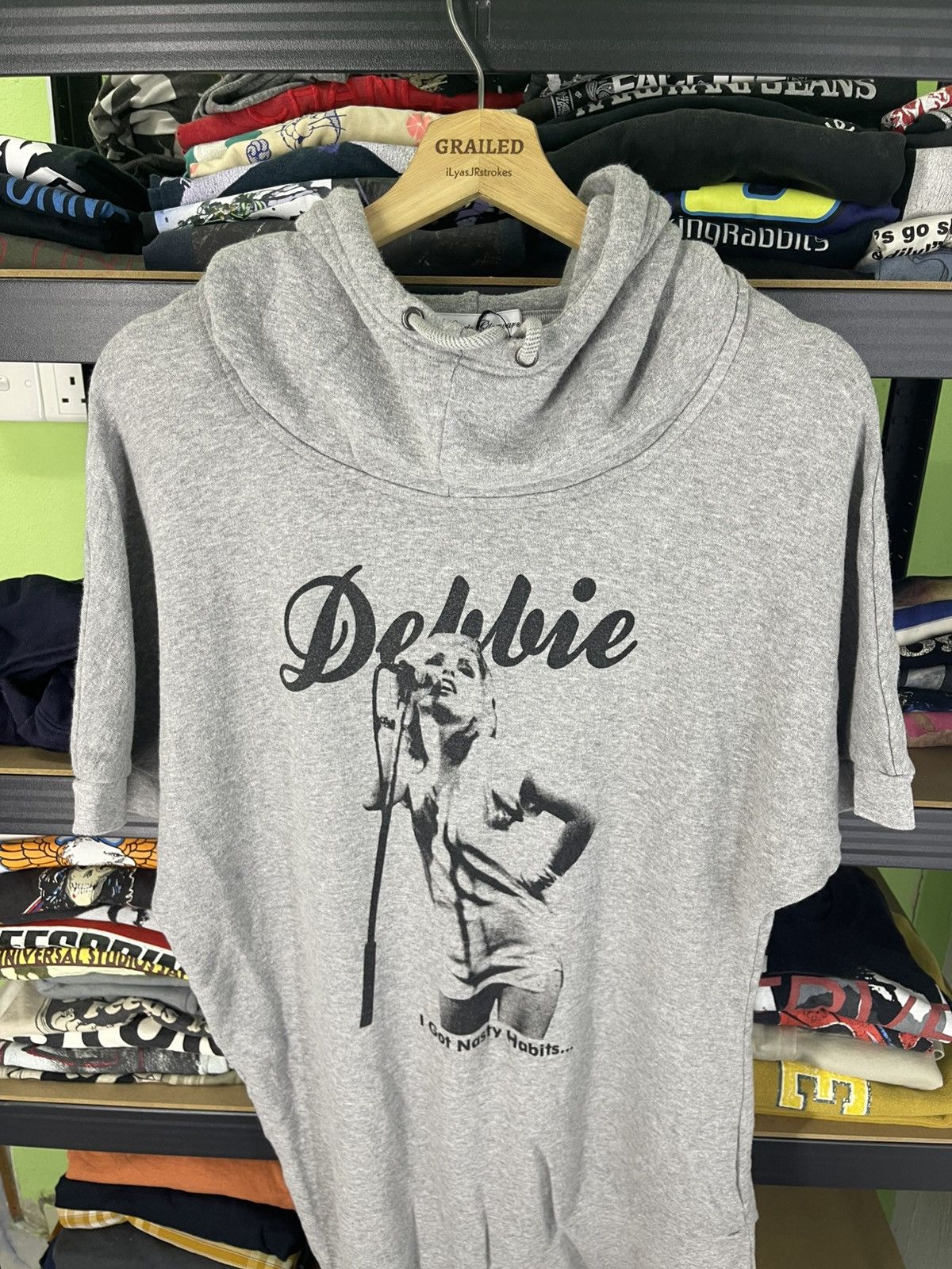 Hysteric Glamour Hysteric Glamour Blondie Debbie Hoodie Dress Grey Free Size Size ONE SIZE - 10 Thumbnail