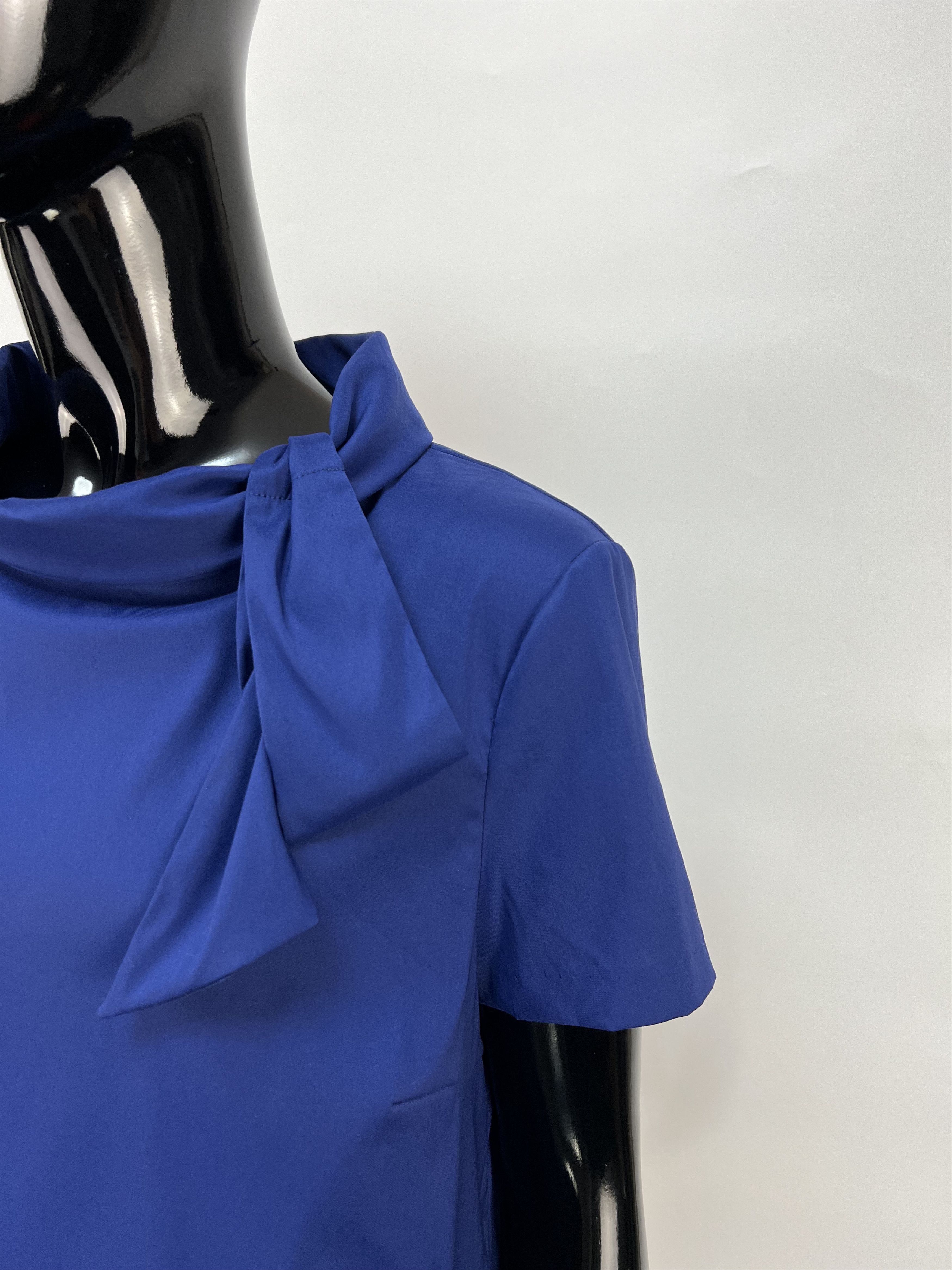 Prada PRADA Blue Cotton Blouse Size IT 46 Size L / US 10 / IT 46 - 6 Thumbnail