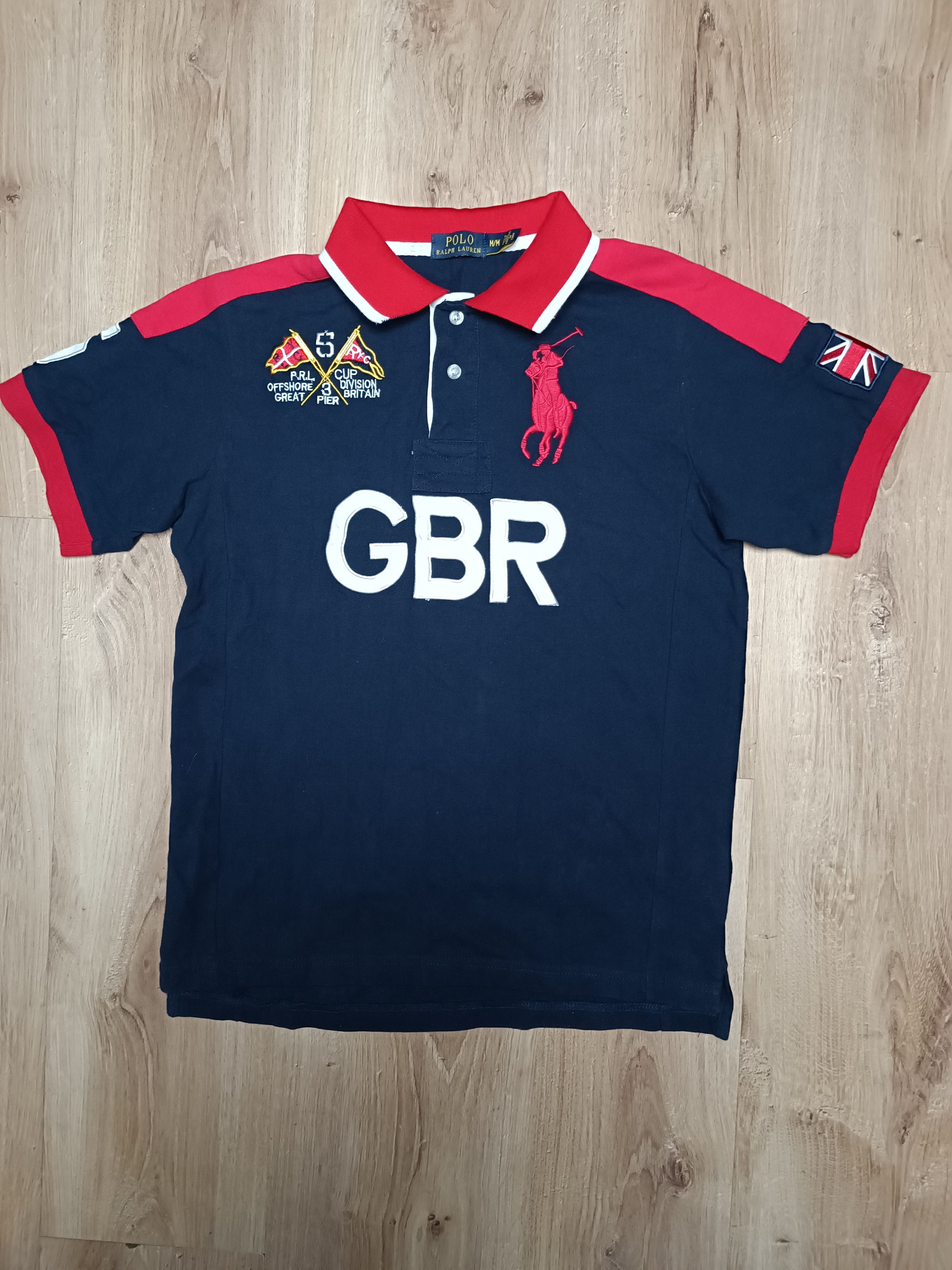 Band Tees × Polo Ralph Lauren × Vintage Polo Ralph Lauren Great Britain vintage t shirt y2k Size US M / EU 48-50 / 2 - 1 Thumbnail