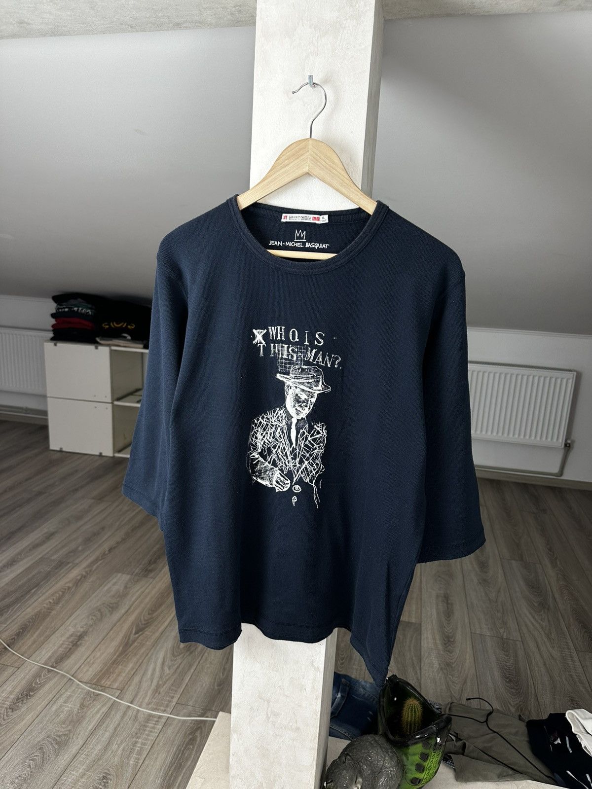 Uniqlo Vintage Uniqlo x Jean Michel Basquiat Tee Long Sleeve Size XL / US 12-14 / IT 48-50 - 1 Thumbnail