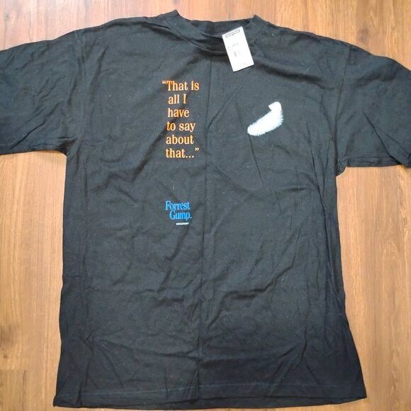 Other NWT Vintage Forrest Gump Movie Quote T-Shirt Size US XL / EU 56 / 4 - 2 Thumbnail
